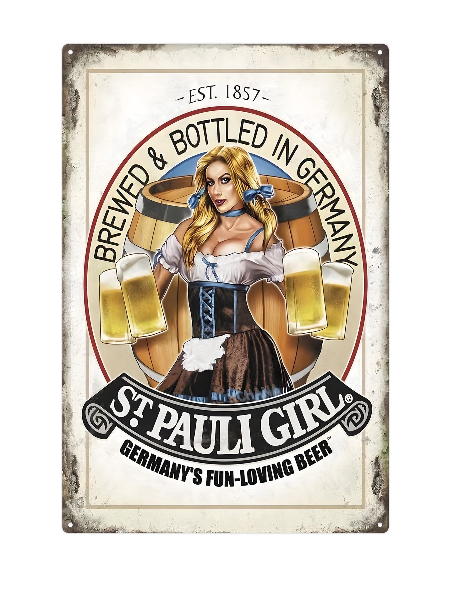 Germany's Fun Loving Beer st. Pauli Girl