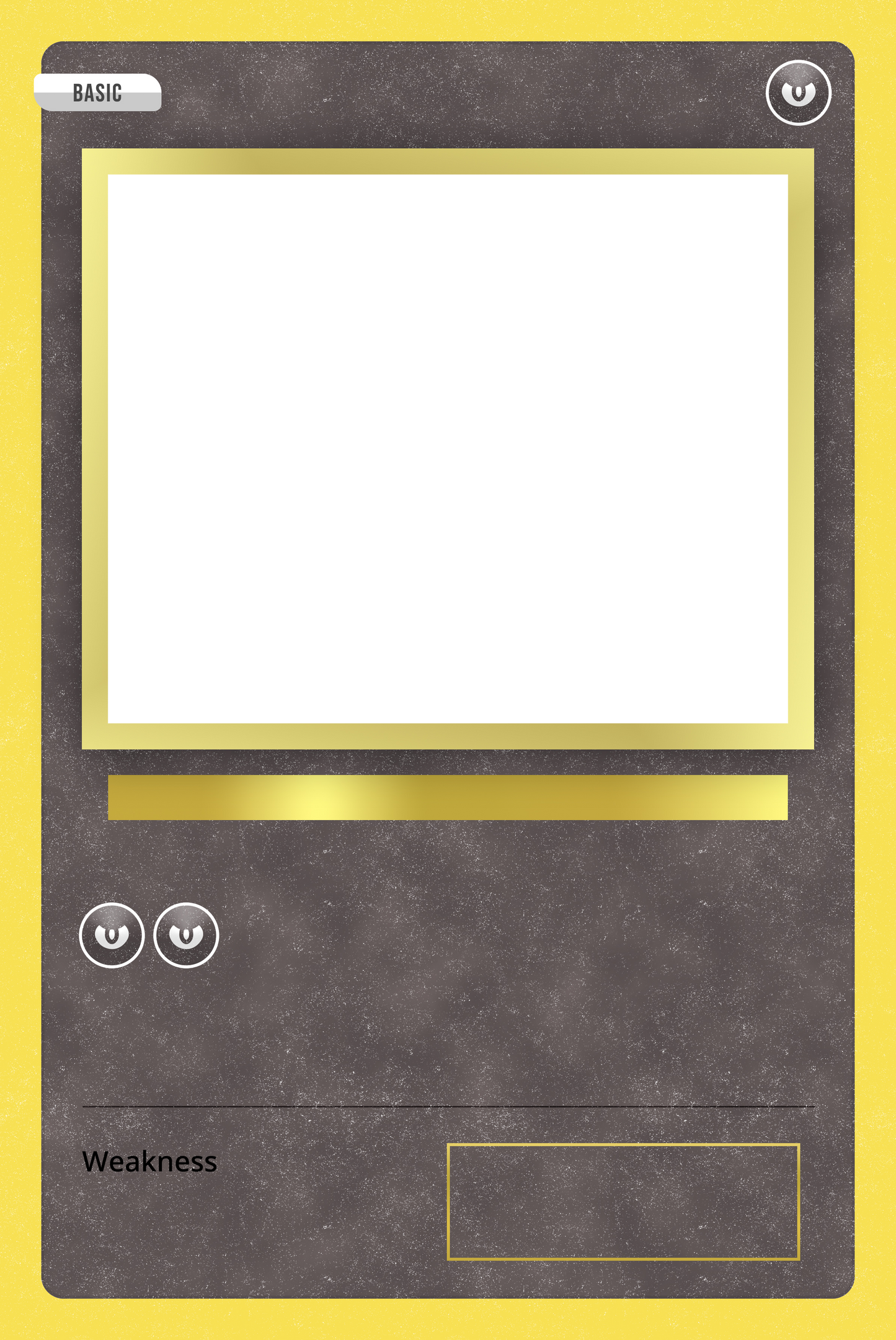 Pokemon Card - With your own text & photo - Metal Wall Sign