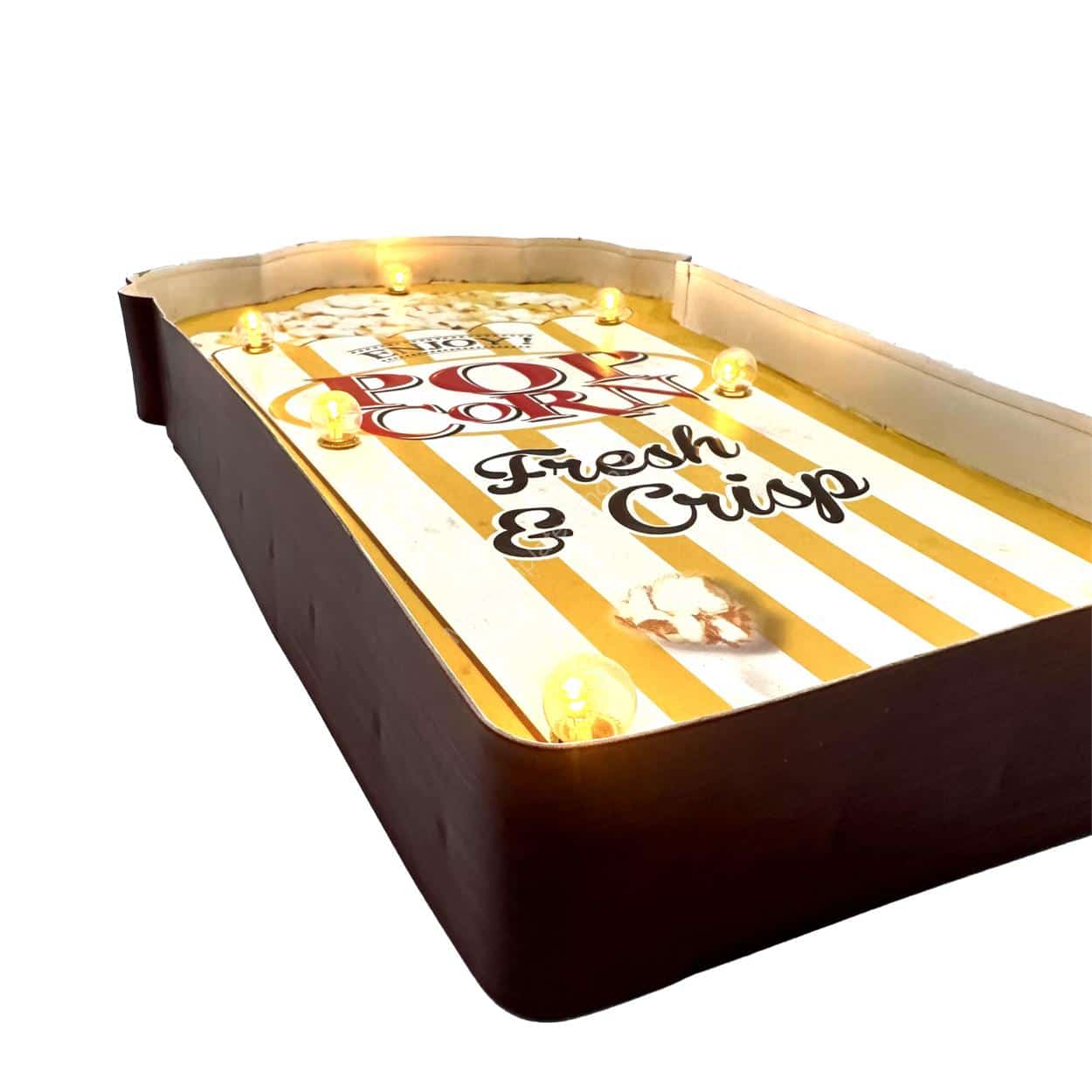 Metalen Lichtbord - Popcorn - LED verlichting