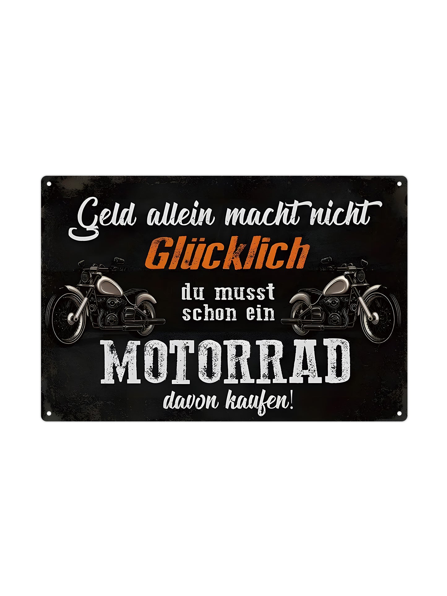 Geld allein macht nicht Glücklich - du musst schon ein motorrad davon kaufen!