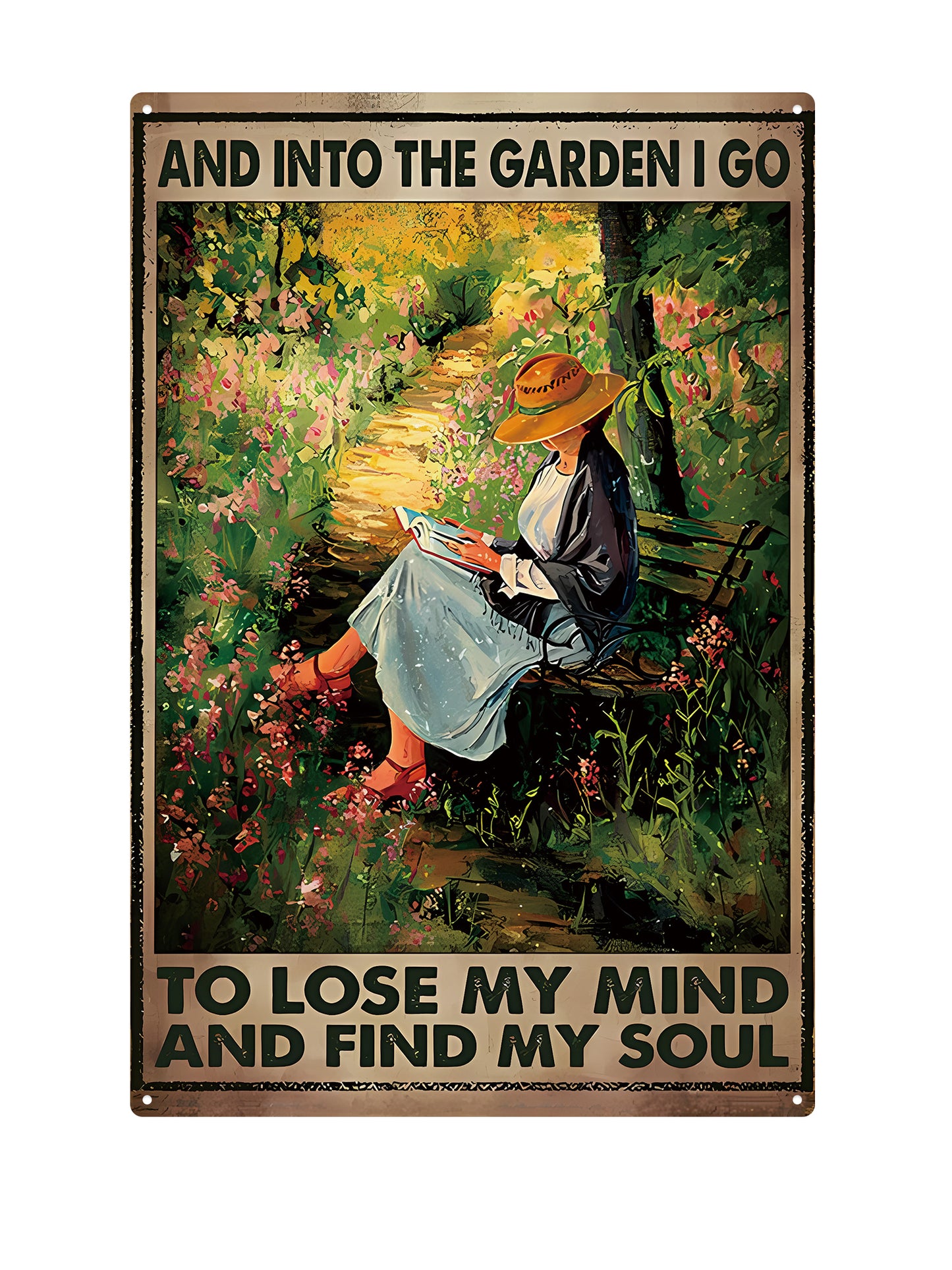 And into the garden