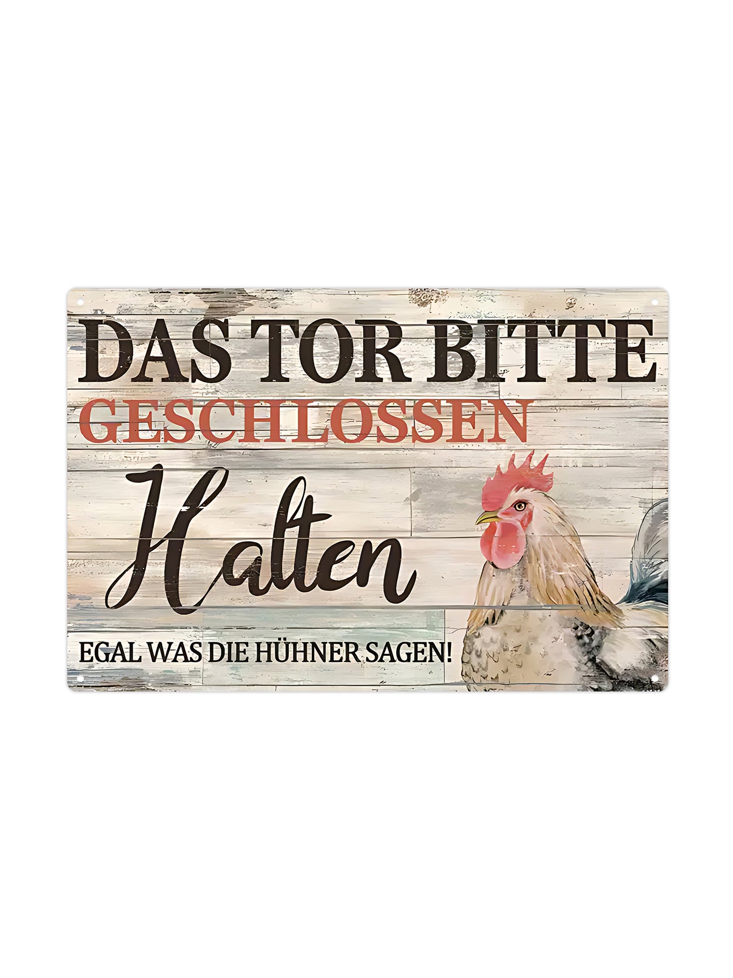 Das tor bitte Geschlossen Halten! Egal was die hühner sagen!