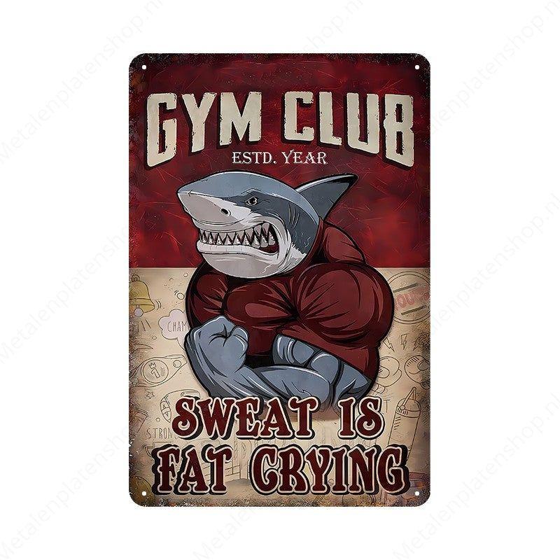 Gym Club - Sweat is fat crying