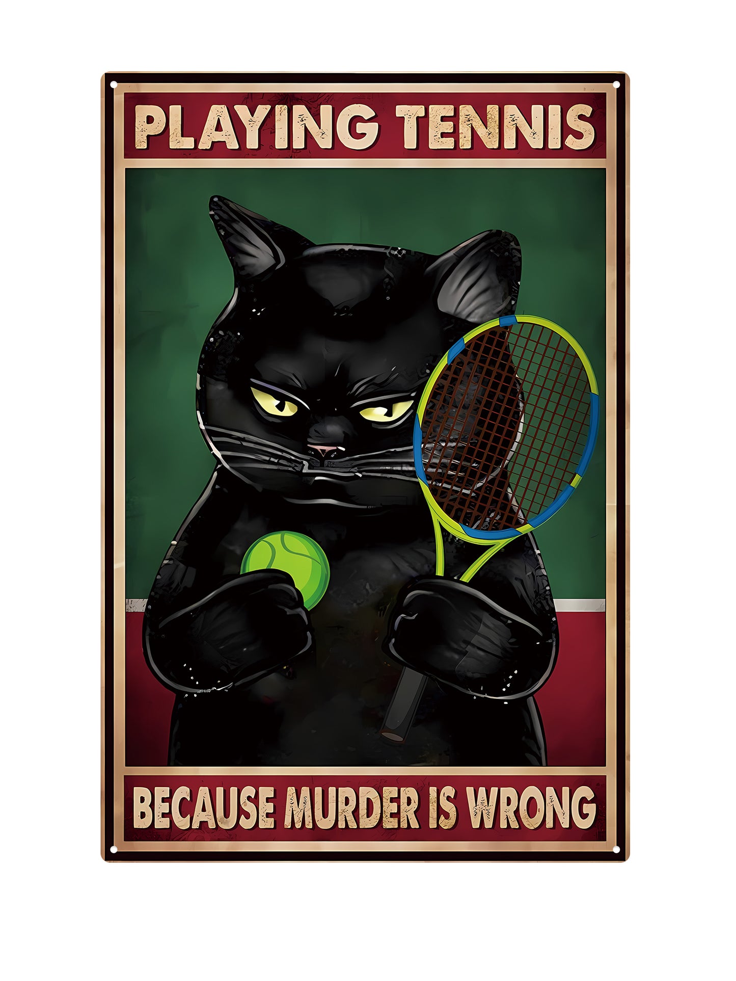 Playing Tennis Because Murder is Wrong