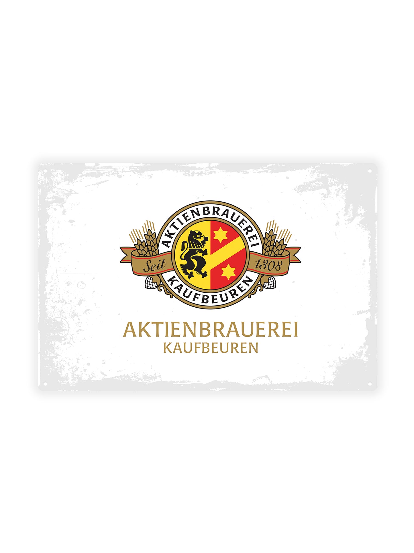 Aktienbrauerei Kaufbeuren - Metalen Wandbord