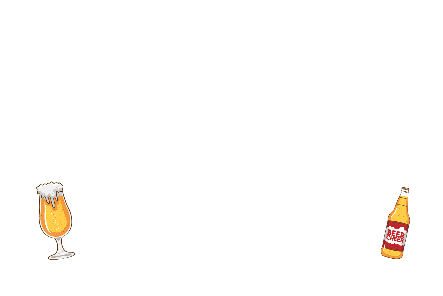 Vertrouw op Bier, niet op het weer - Cafe Bord - Metalen wandbord