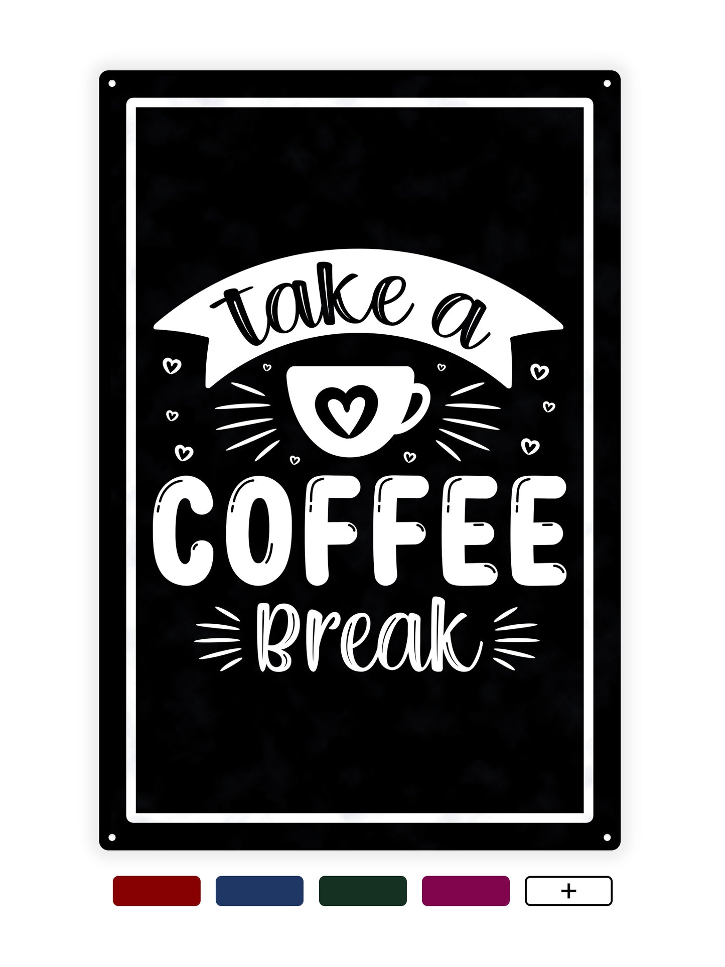 Take a coffee break - Cafe bord