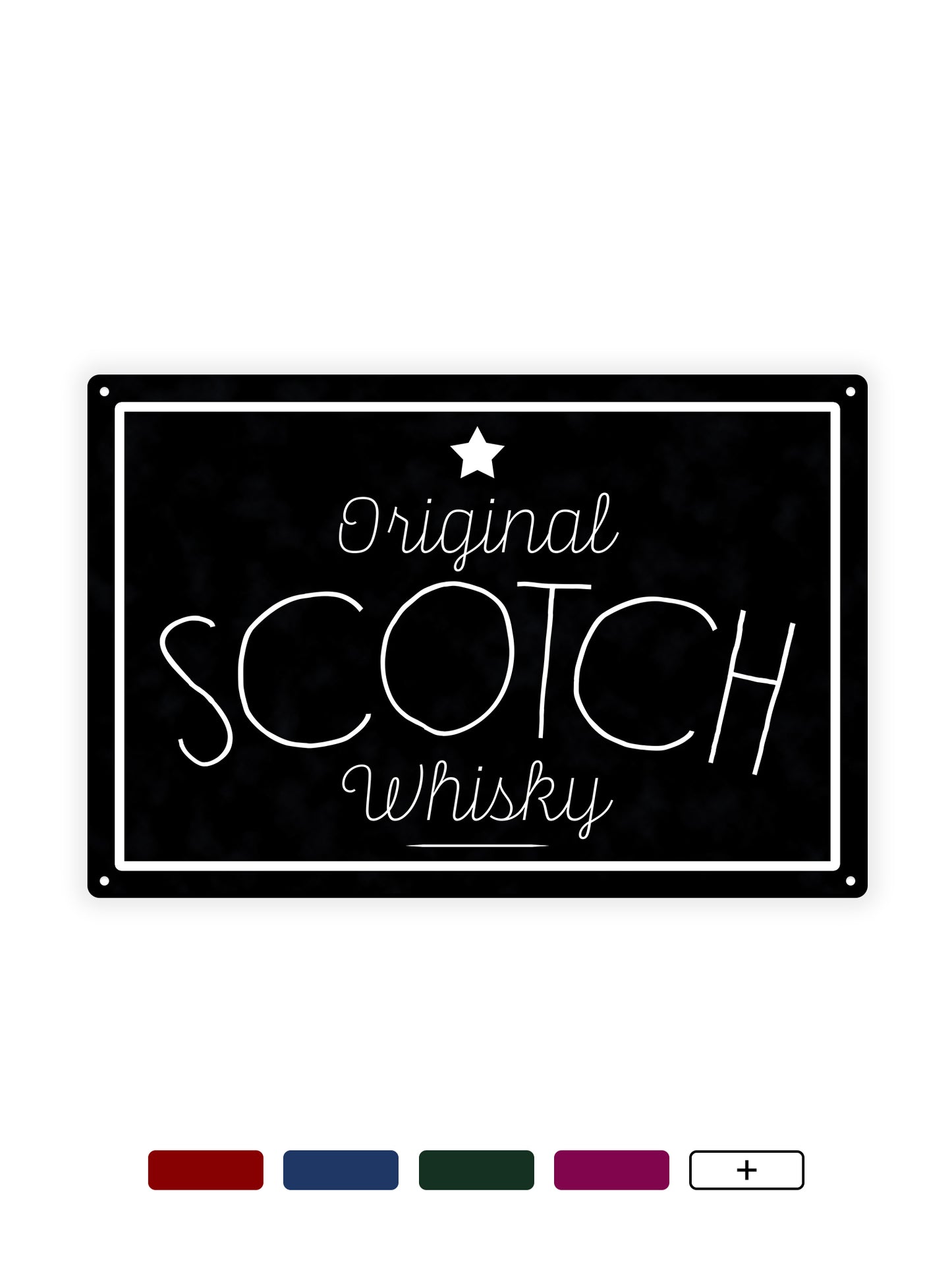 Original Scotch whisky - Cafe bord