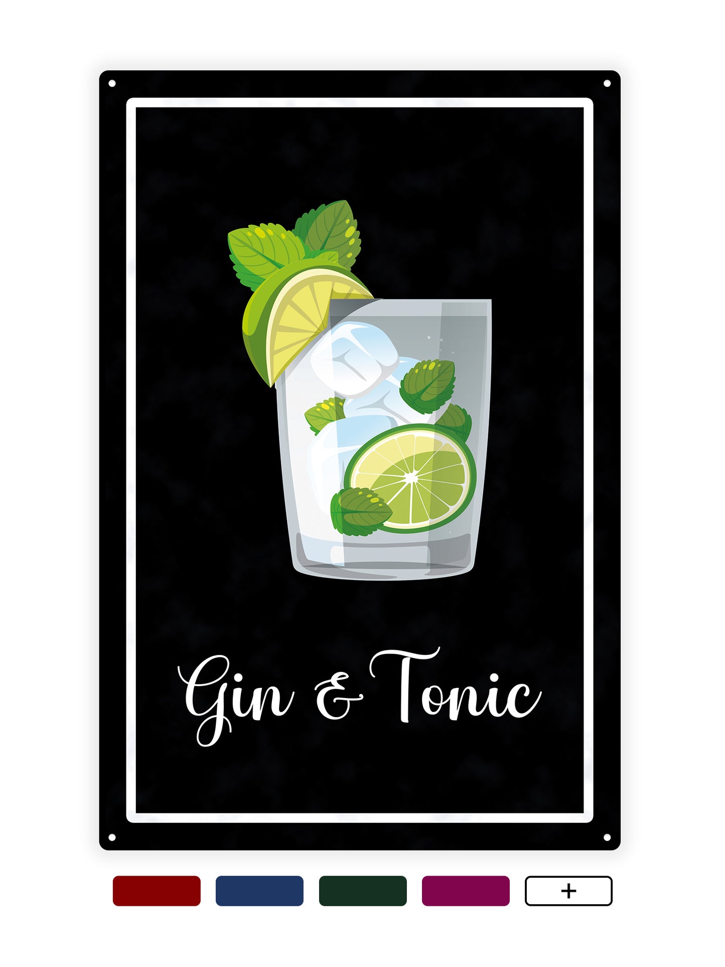 Gin and Tonic - Cafe bord