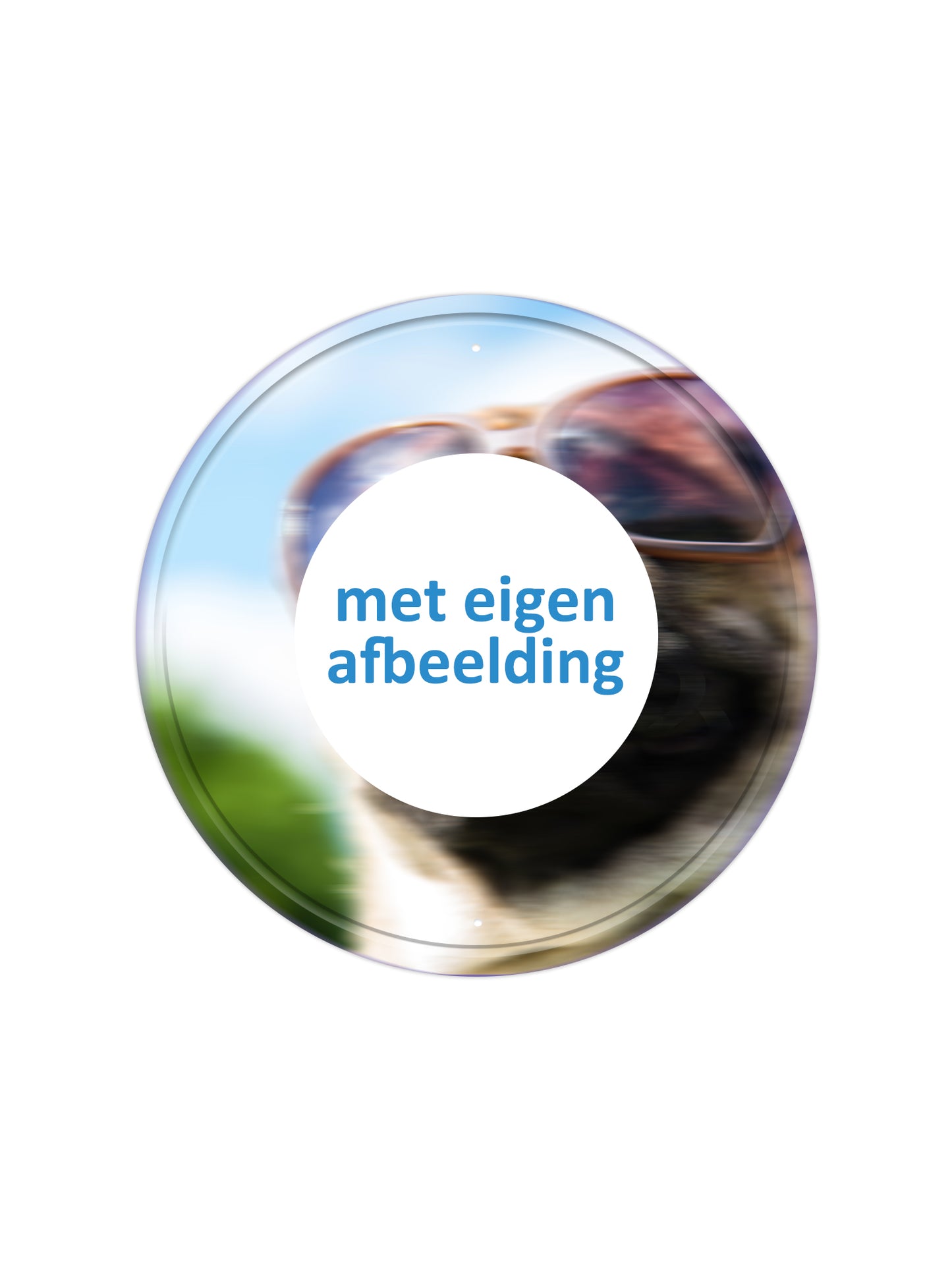 Met eigen afbeelding - Rond