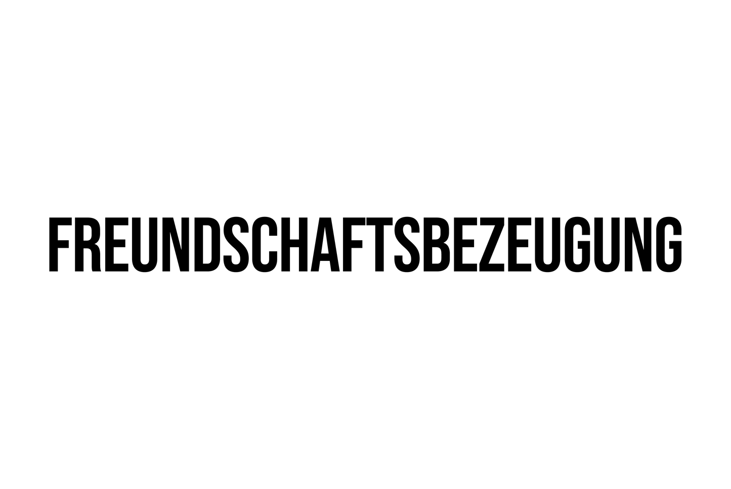 Freundschaftsbezeugung