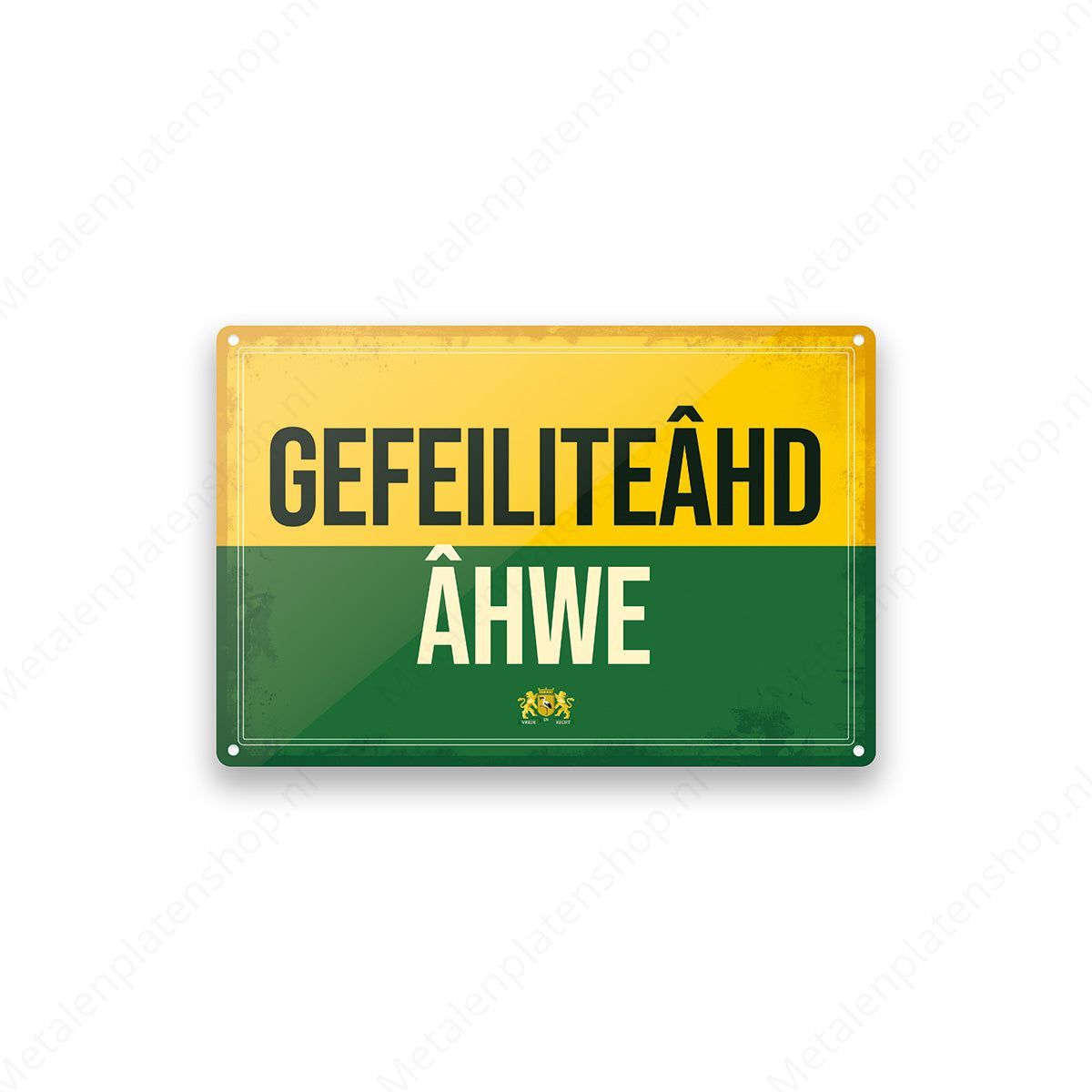 Metal Wall Sign - FC Utrecht - Haller 91 Shirt