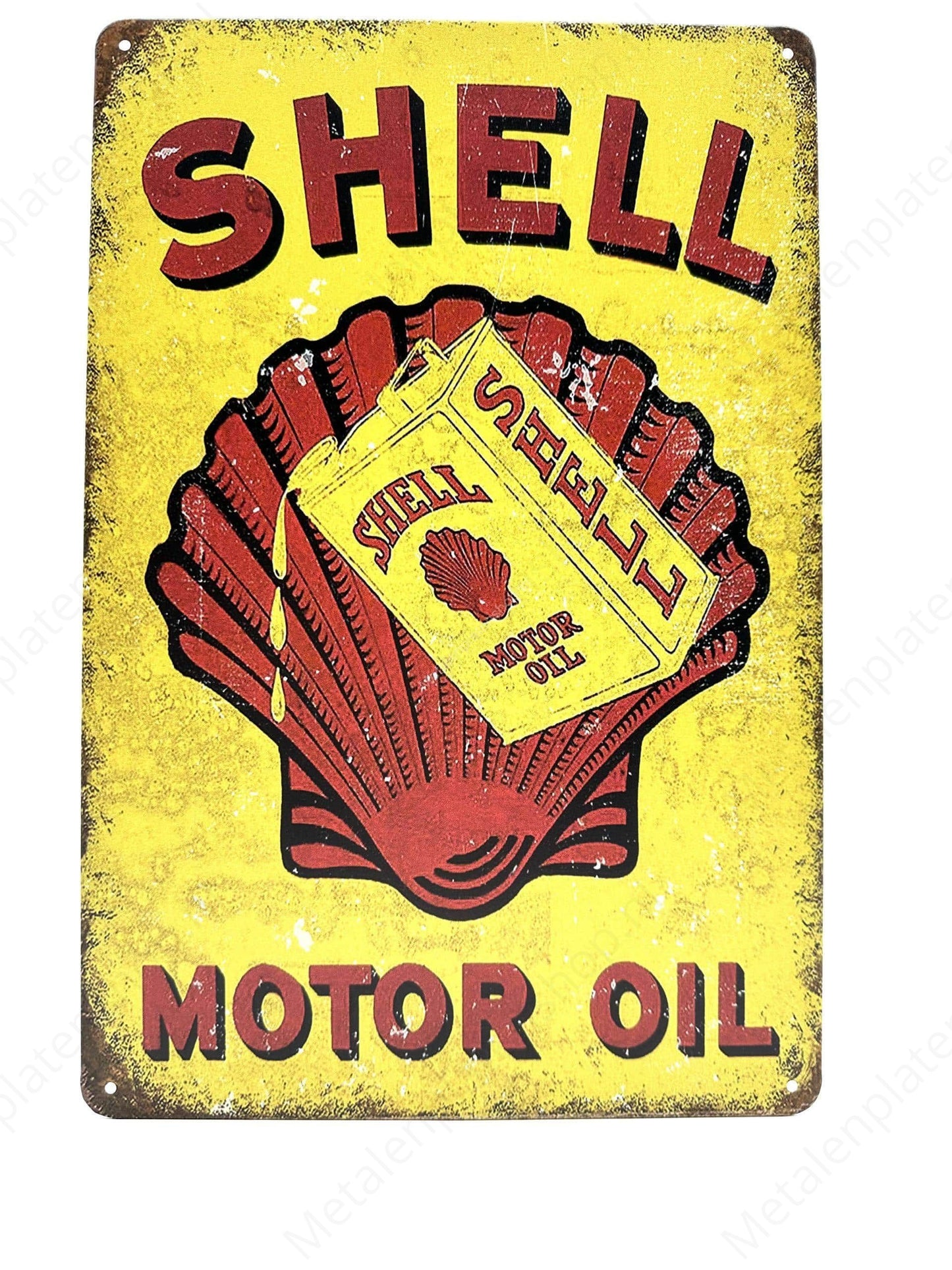 Shell Motor Oil - Metal Wall Sign