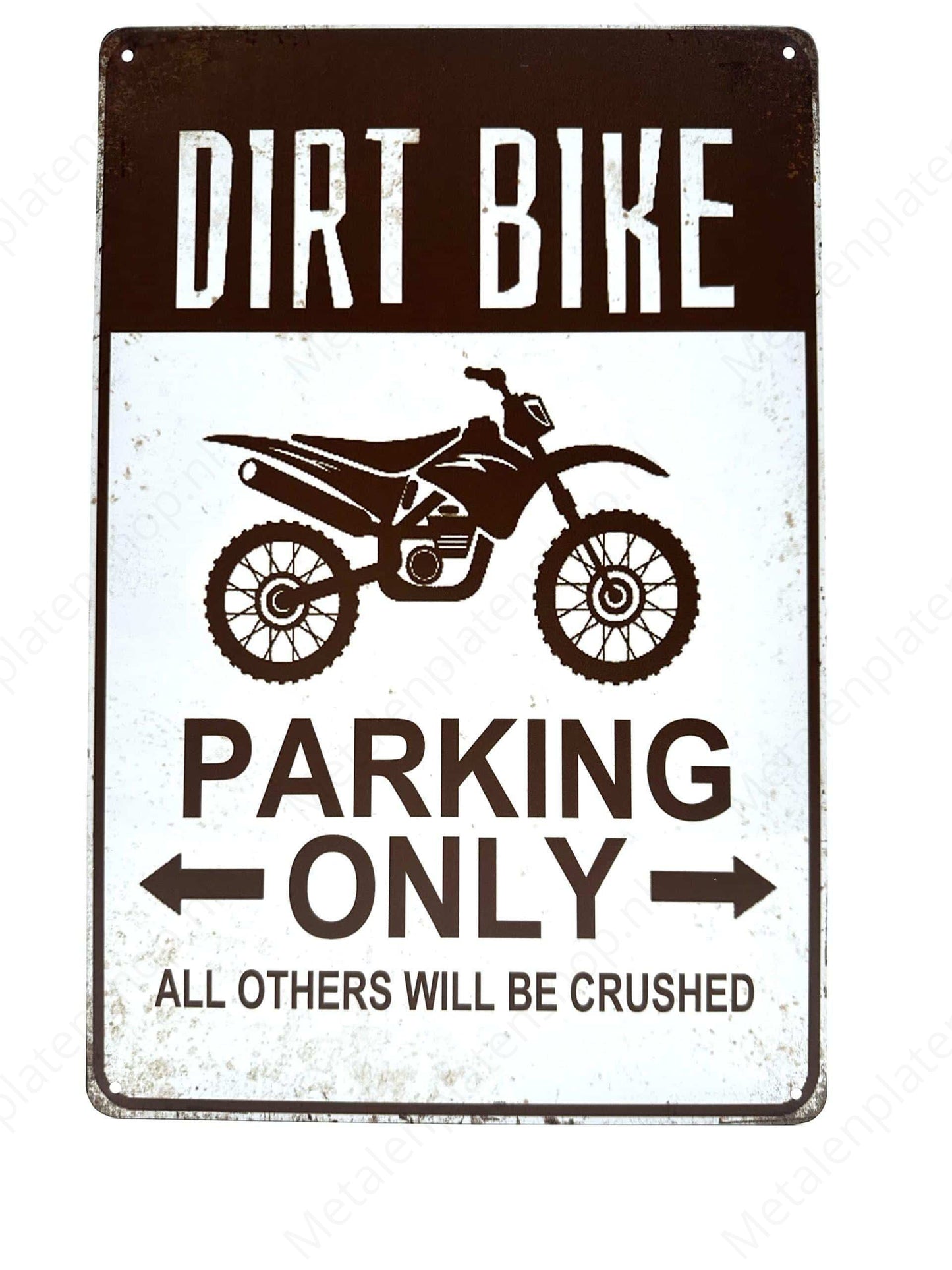 Dirt Bike Parking Only