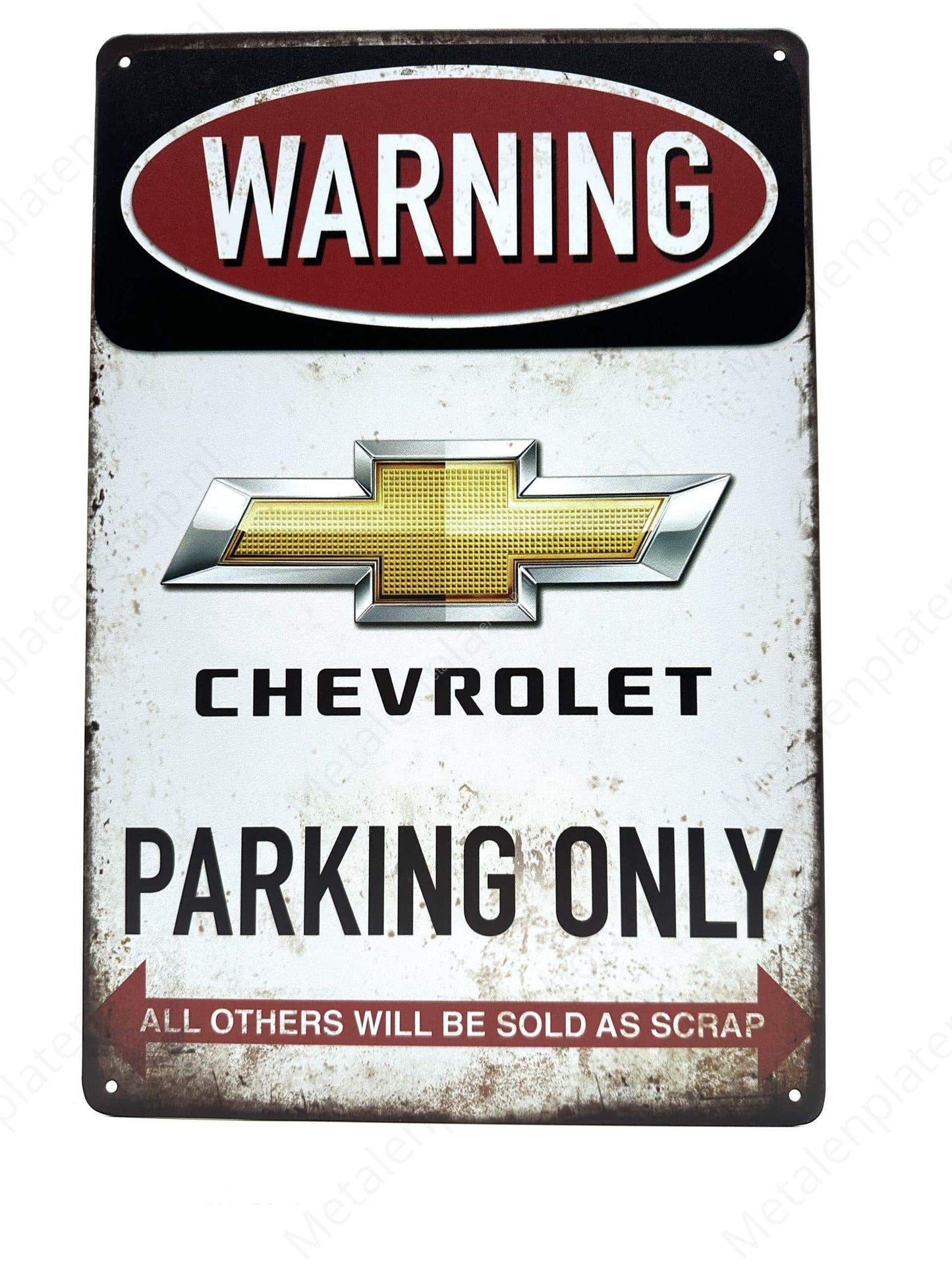 Warning Chevrolet Parking Only