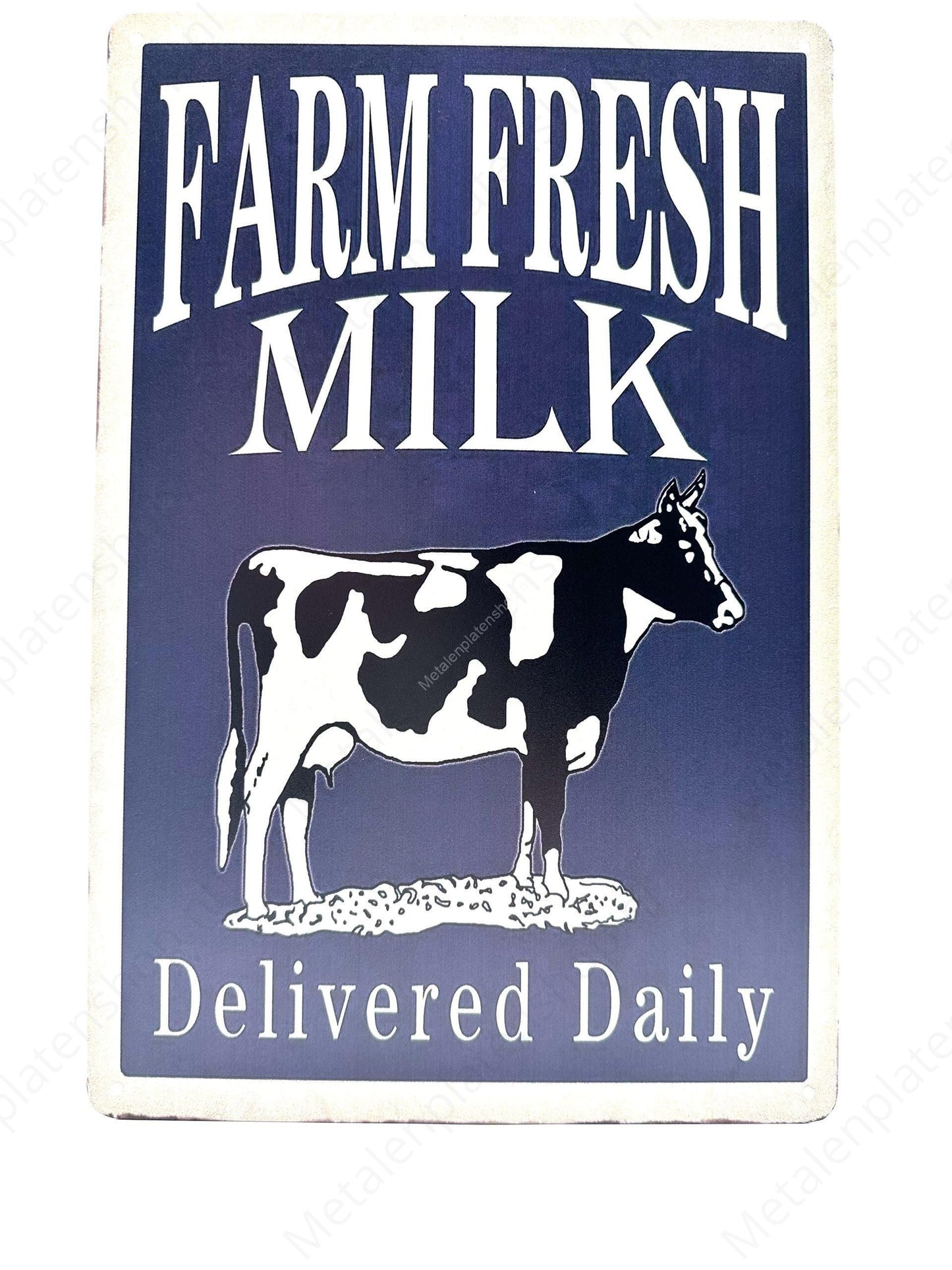 Farm Fresh MILK - Metalen Wandbord