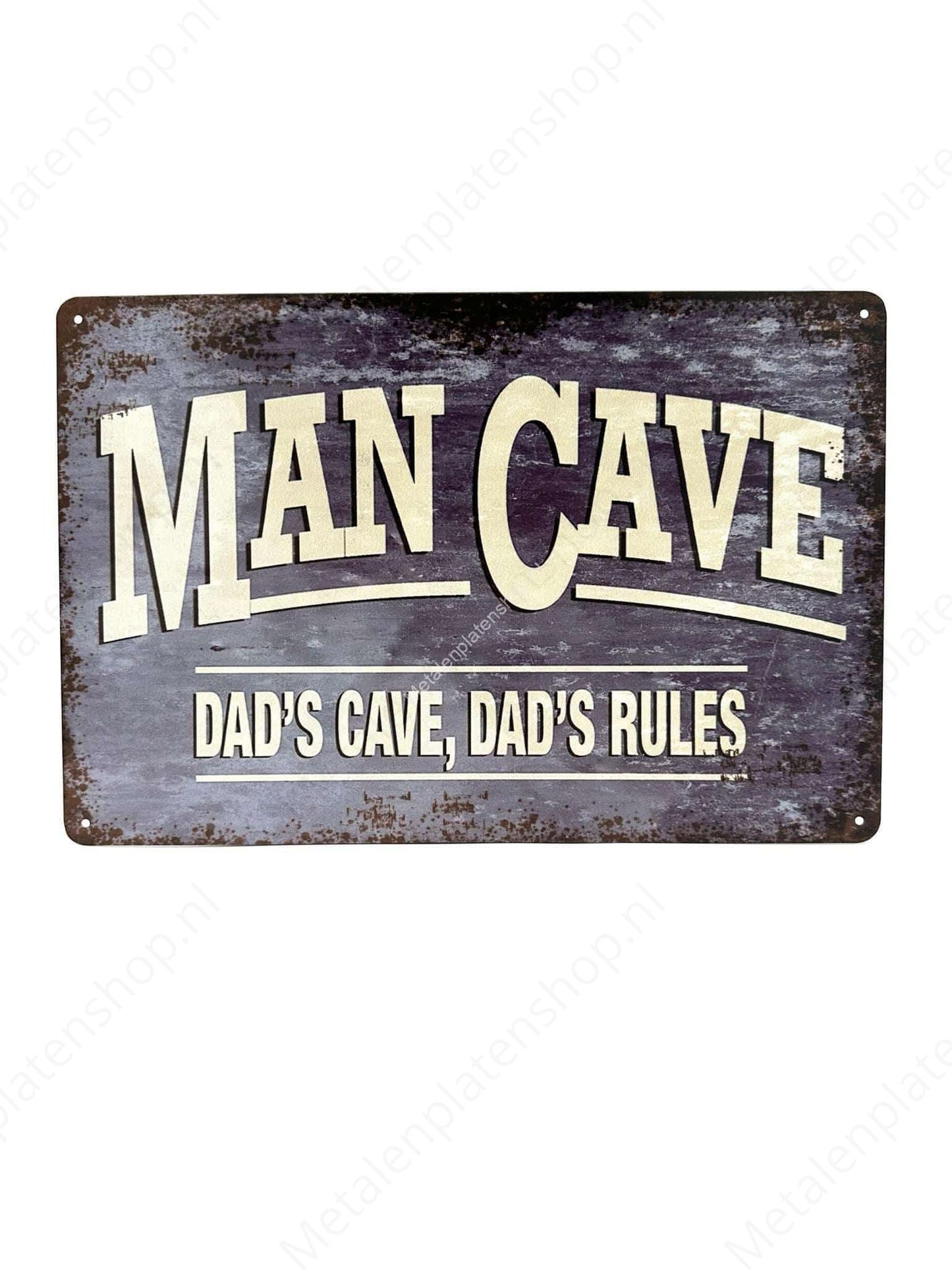 Man Cave Dads Cave, Dads Rules - Regels
