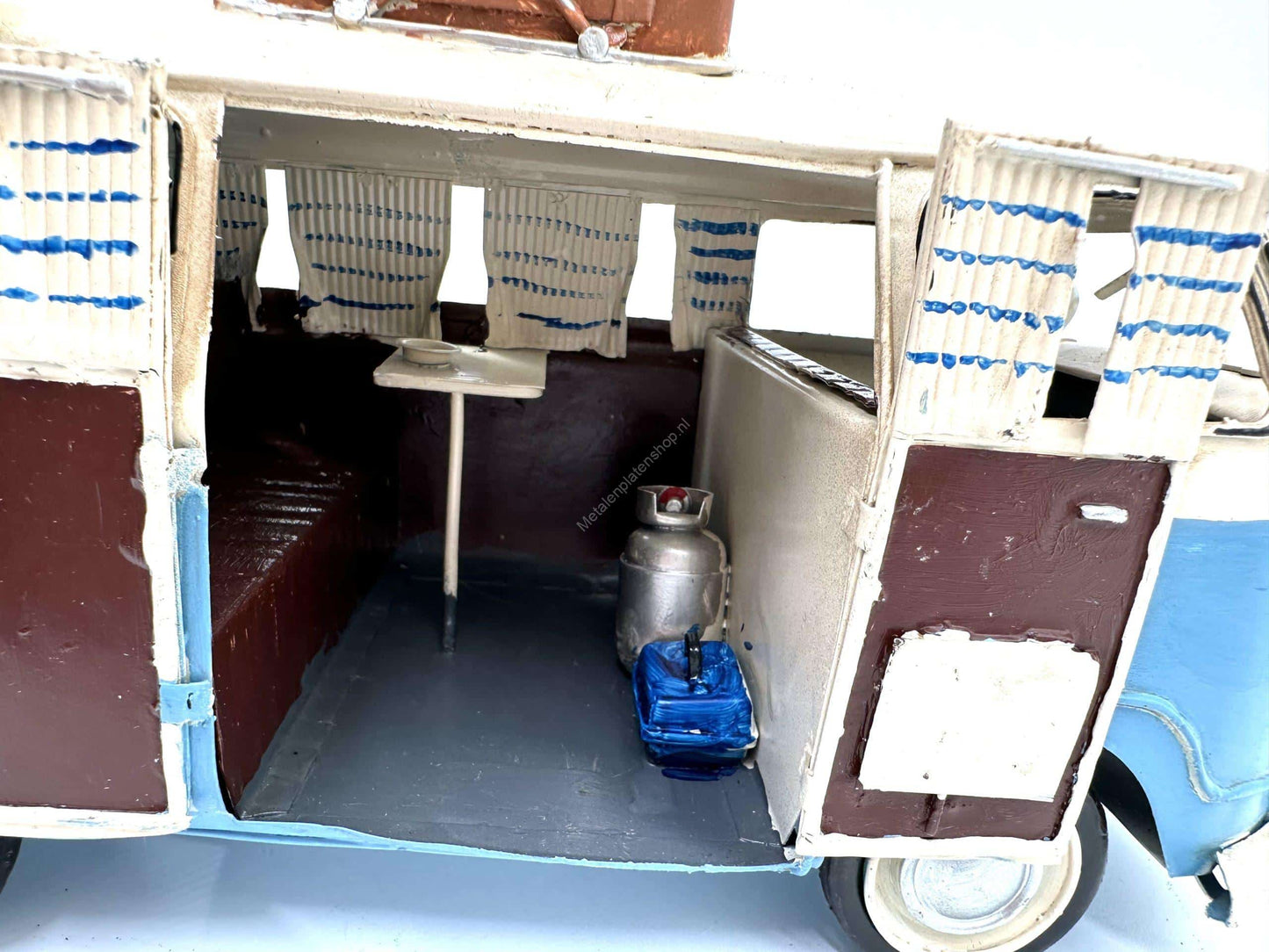 Volkswagen Camperbus - Metalen Voertuigen Decoratie - 25cm