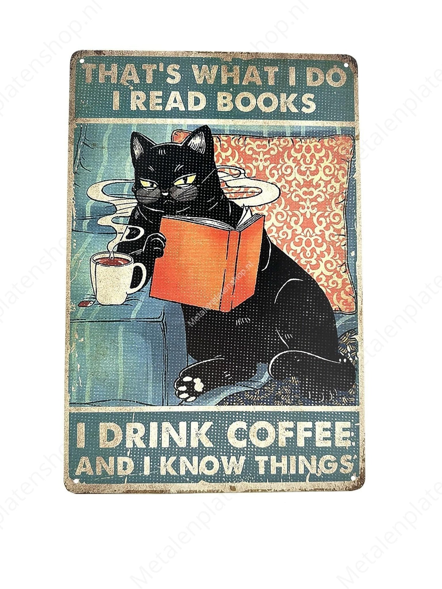 Grappige kat - Thats what I do I read books - Katten #2