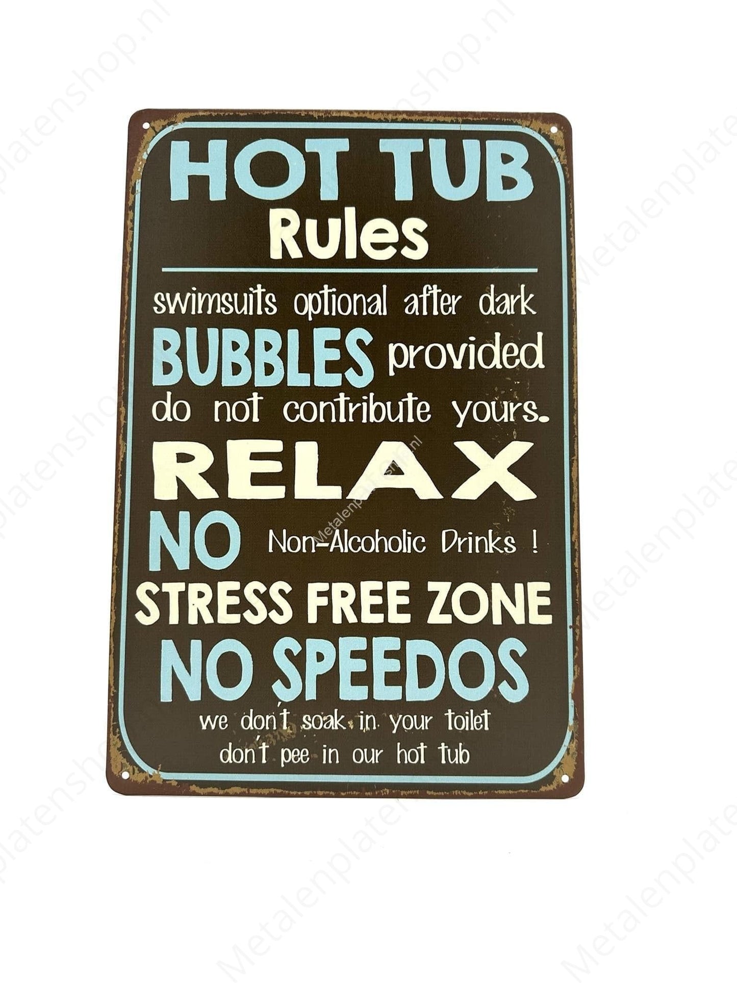 Hot Tub Rules - relax