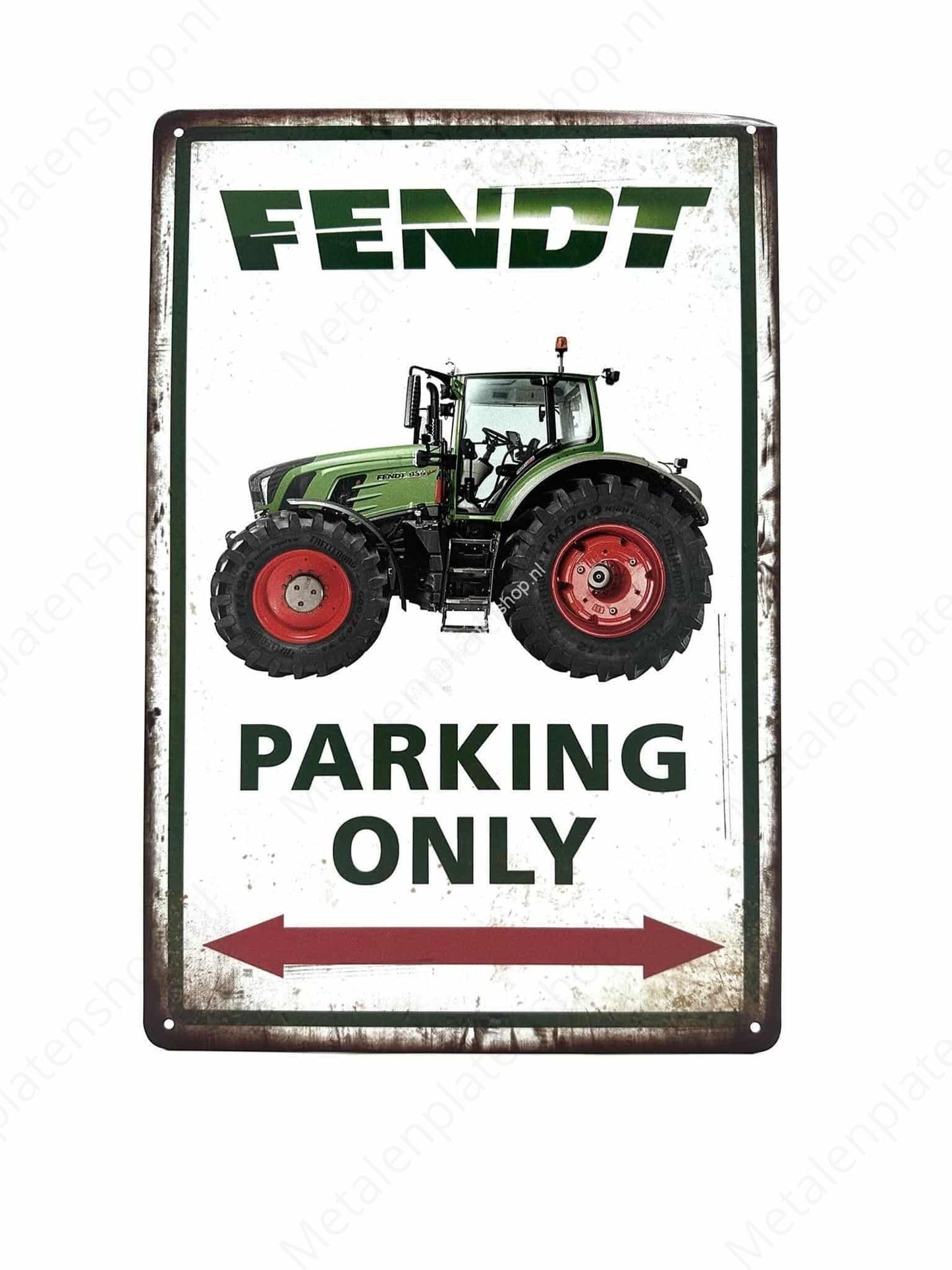 Fendt Parking Only - Tractor - Metal Wall Sign