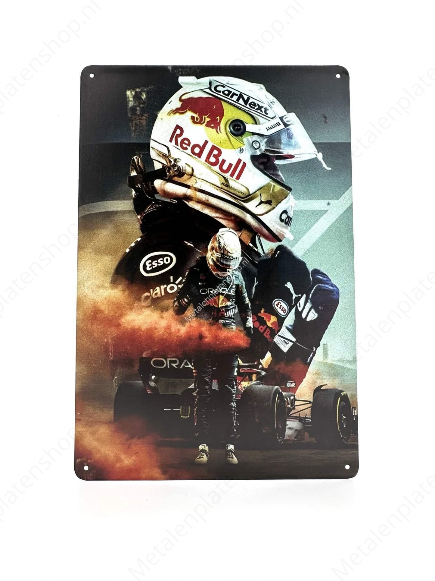 Max Verstappen - Juichend - Auto - Formule 1 - Helm