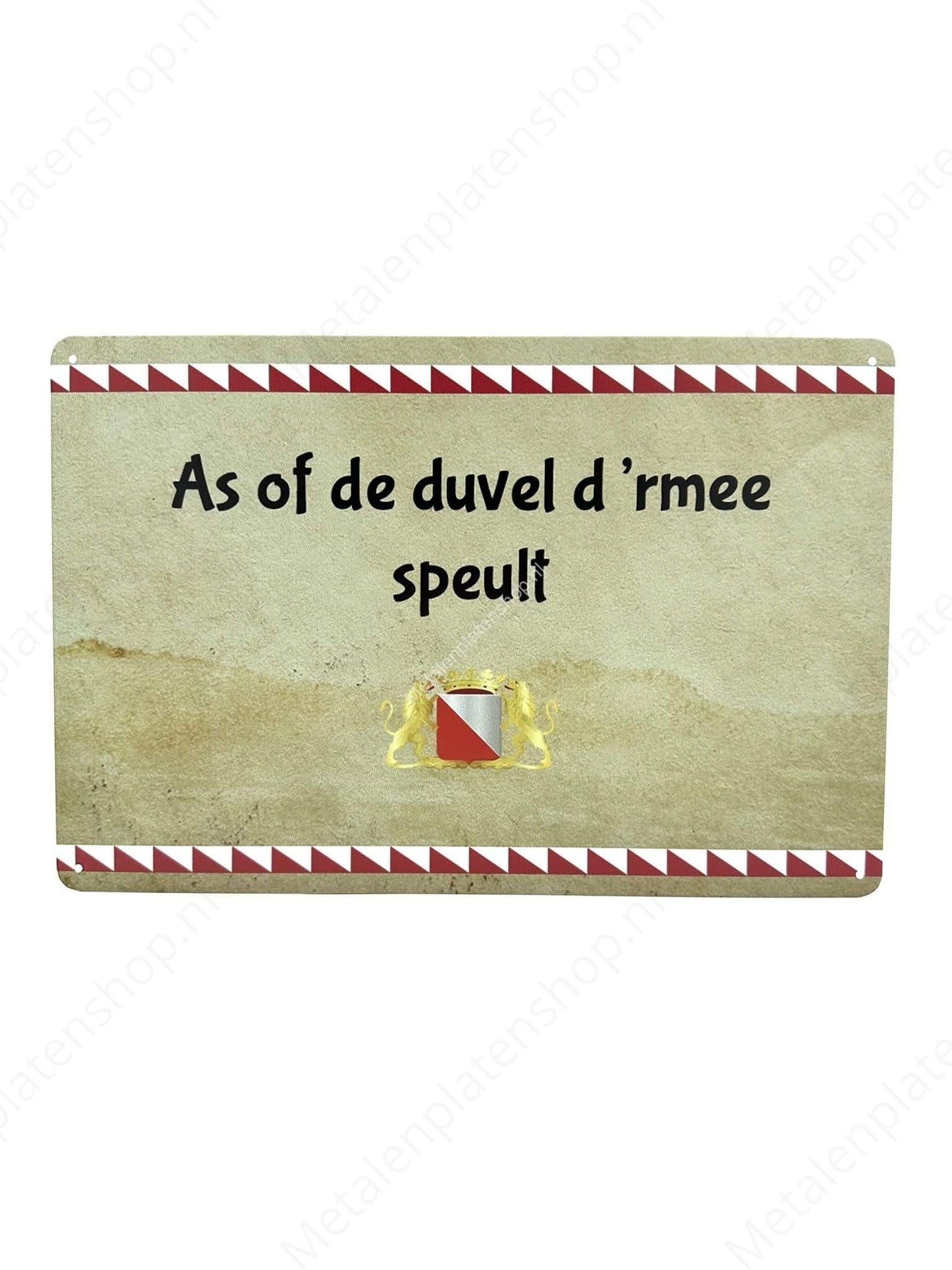 As of de duvel d 'rmee speult