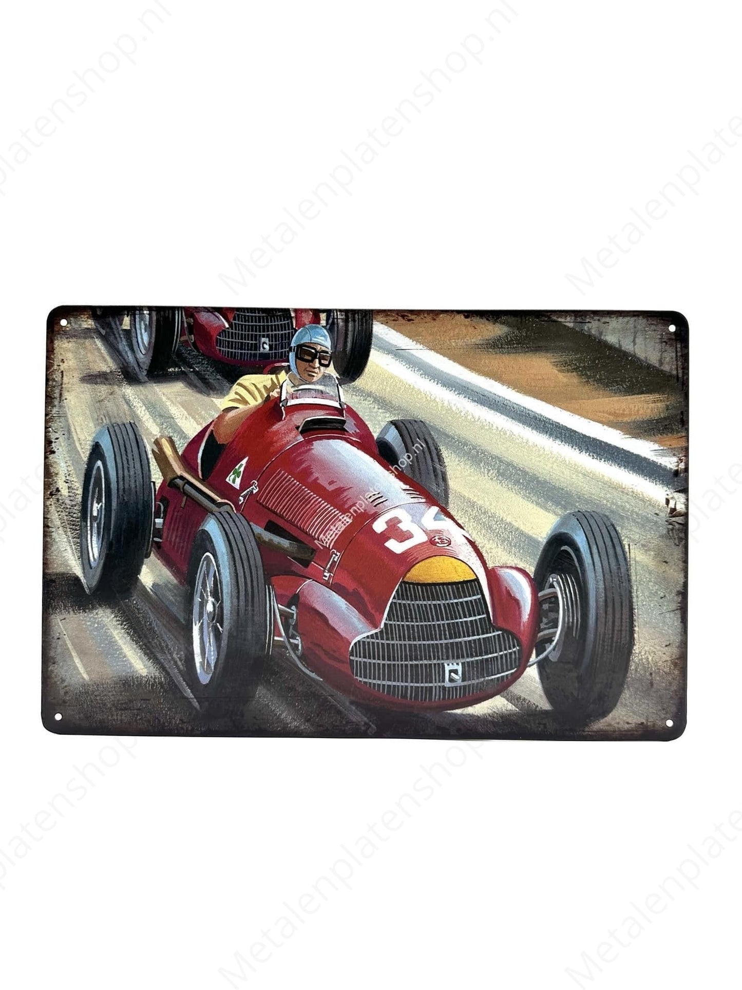 Vintage Racewagen - Nummer 34