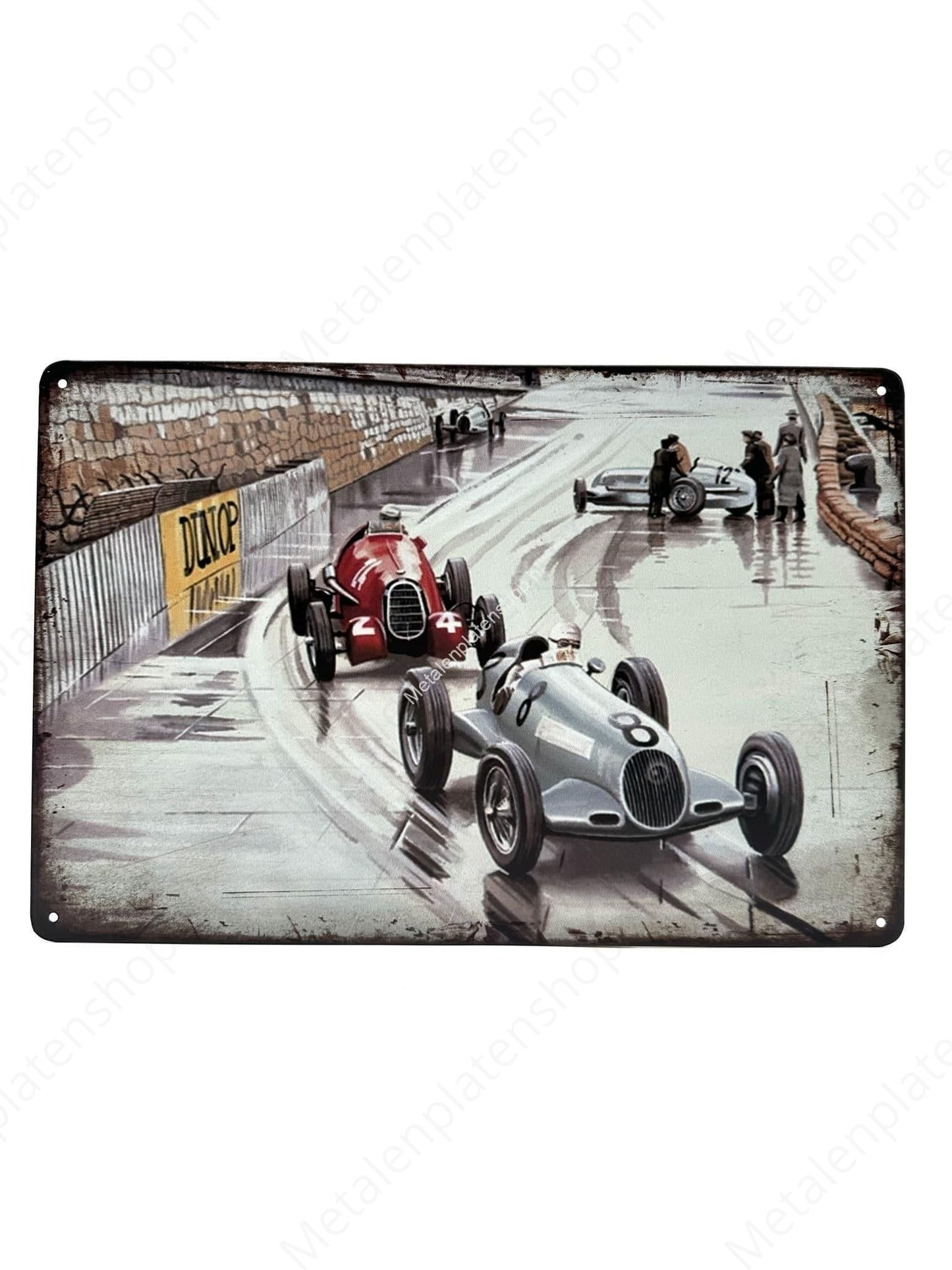 Vintage Racewagen - Nummer 8