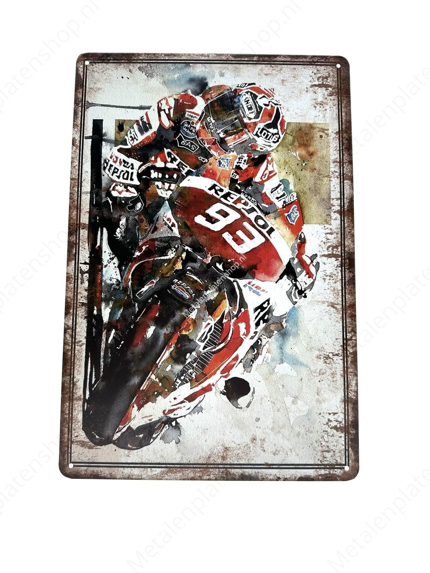 Reptol - 93 - Motor - Metal Wall Sign