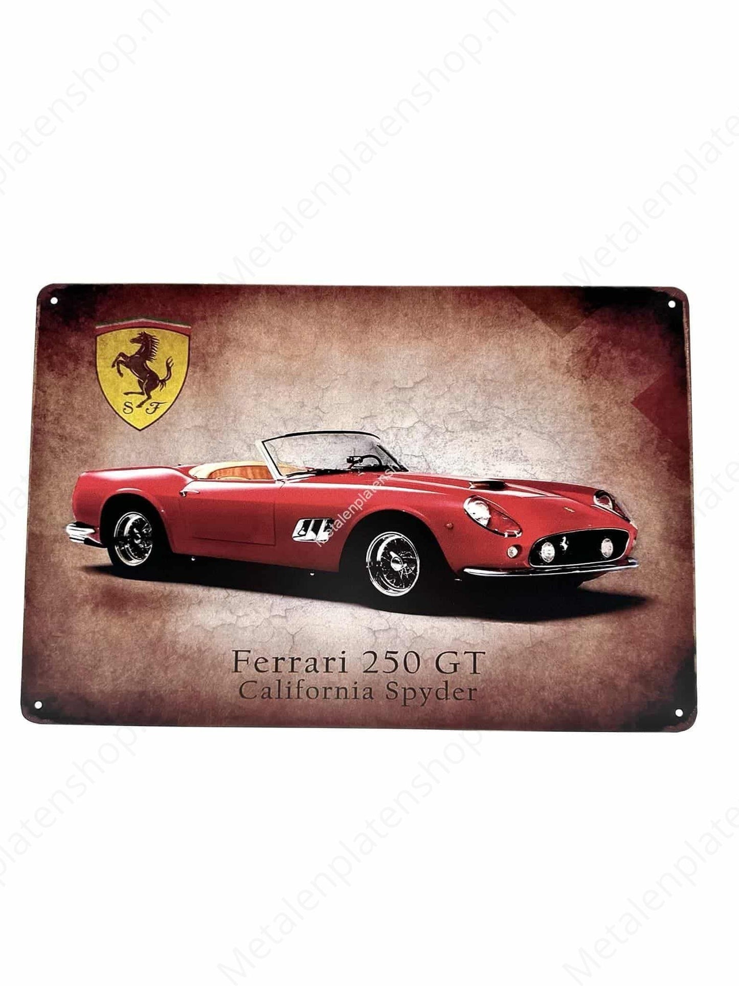 Ferrari 250GT California Spyder - Metal Wall Sign