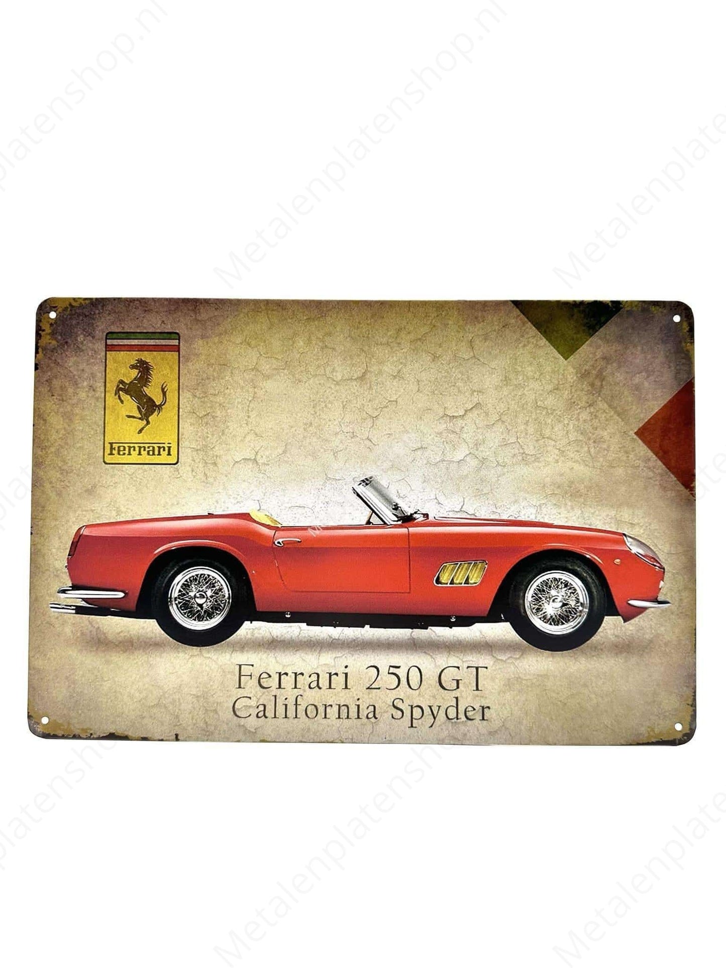 Ferrari 250GT California Spyder 2 - Metal Wall Sign