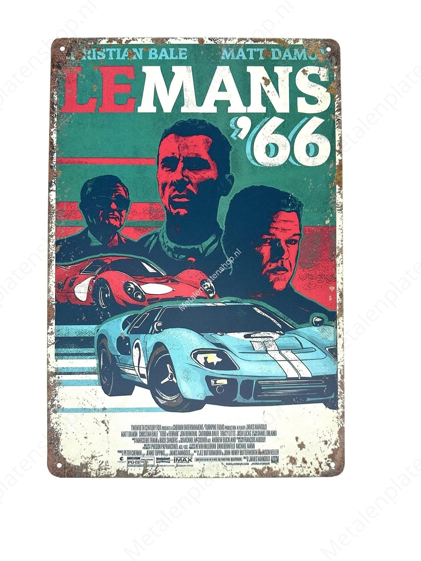 Le Mans 66 - Metal Wall Sign
