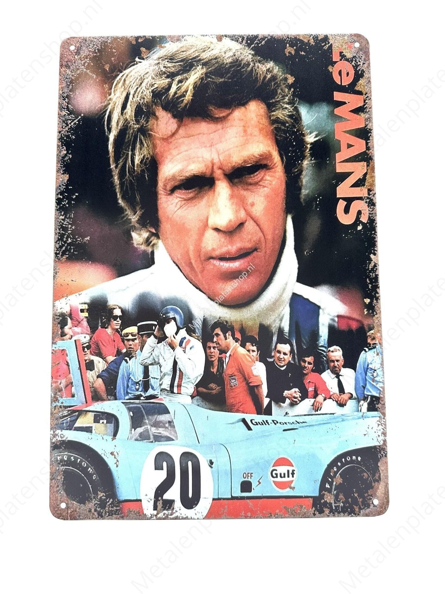 Le Mans - No. 20 - Metal Wall Sign