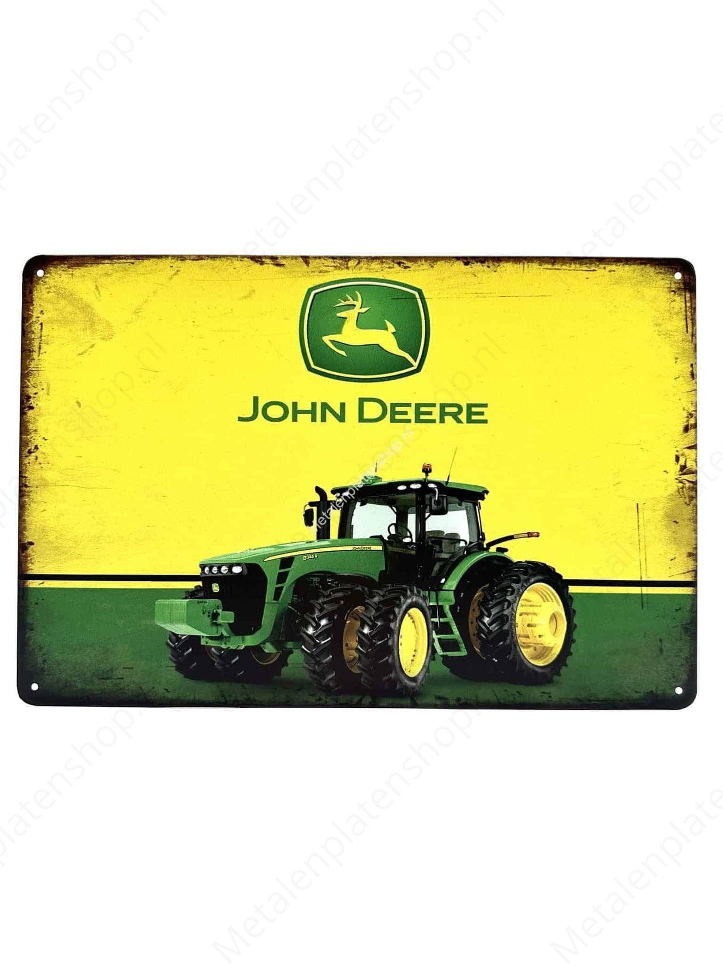 John Deere - Tractor #2 - Metal Wall Sign