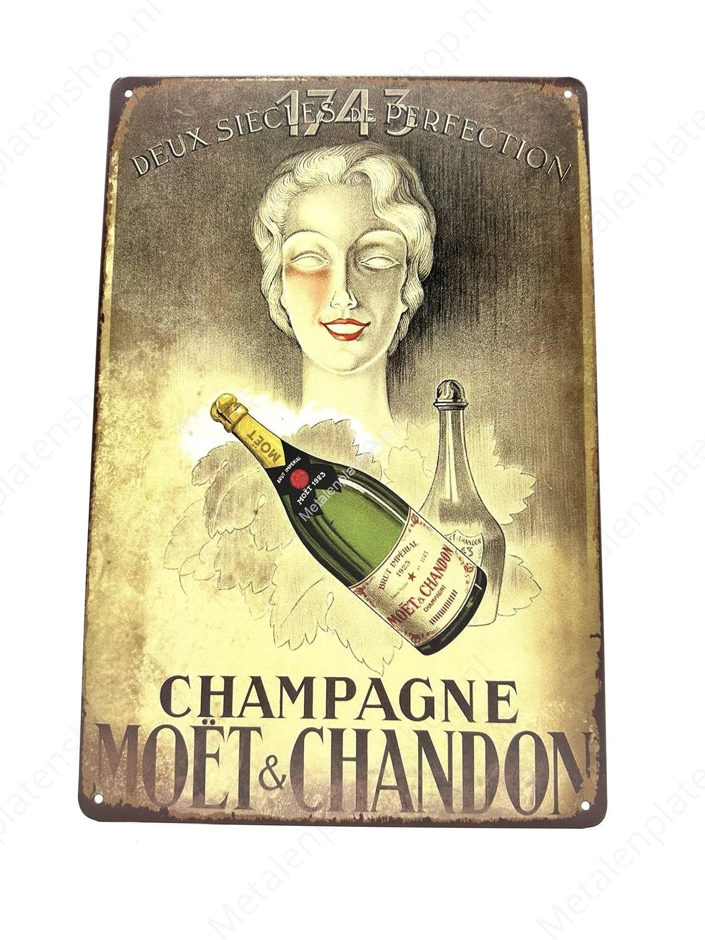 Moet & Chandon - Champagne - Metal Wall Sign