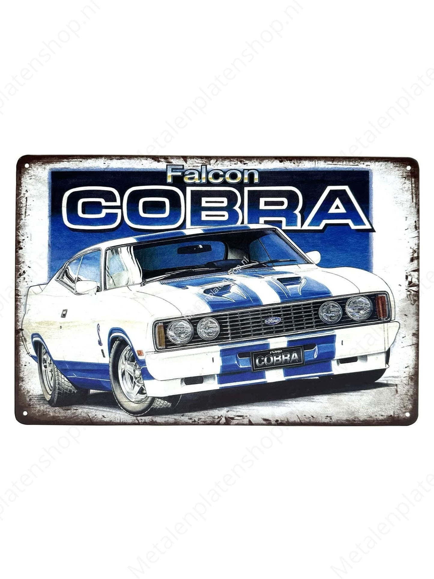 Falcon Cobra - Ford - Metal Wall Sign