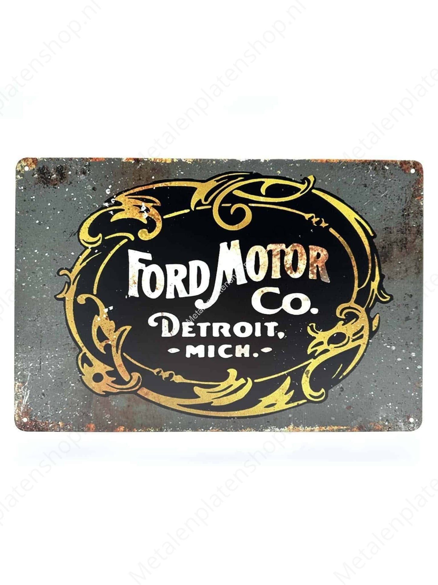 Ford Motor Co. Detroit - Metal Wall Sign