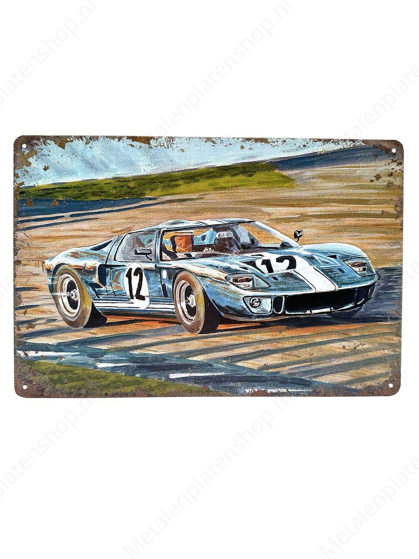 Ford - Number 12 - Metal Wall Sign