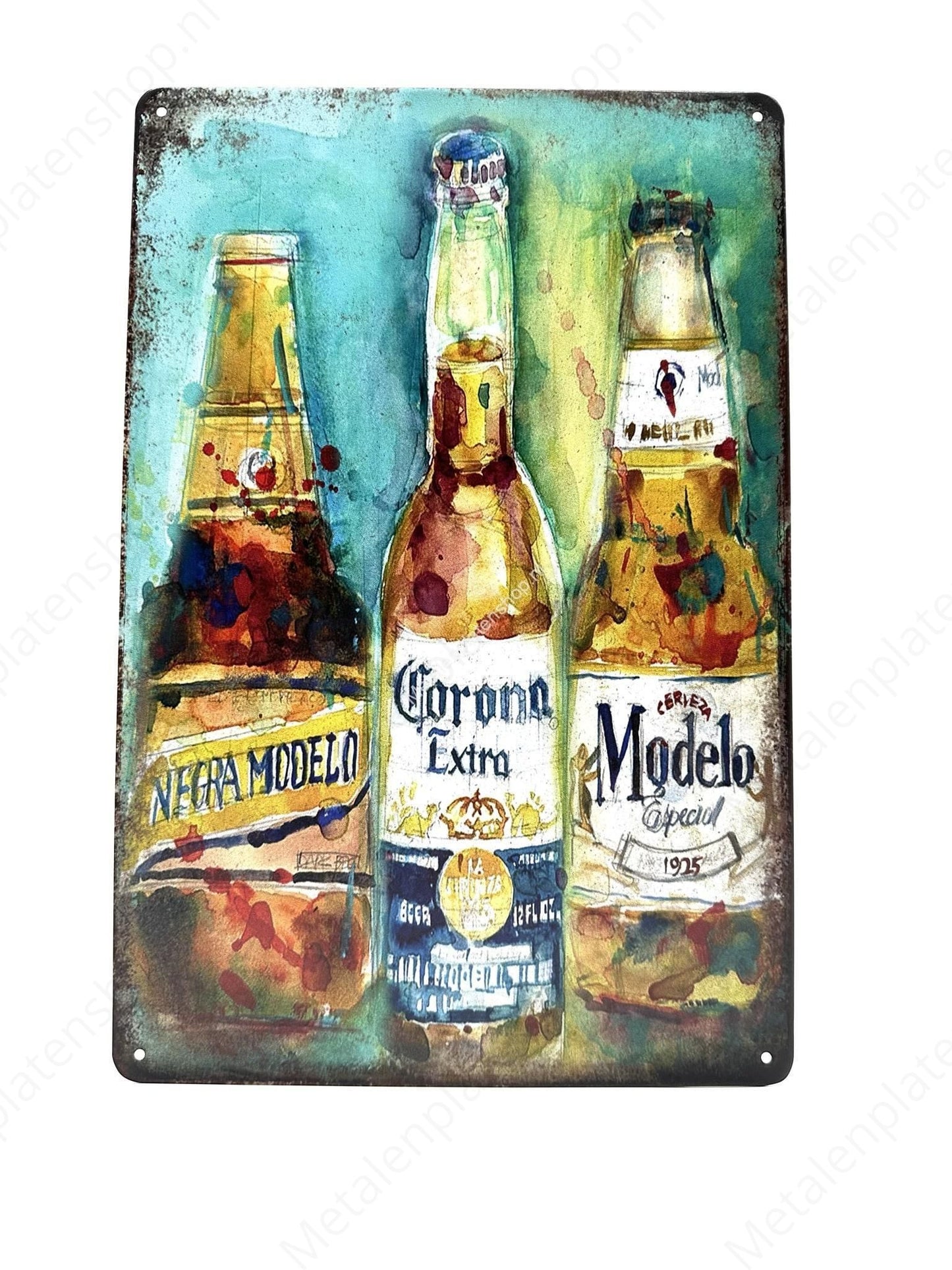 Corona - Modelo - Metal Wall Sign
