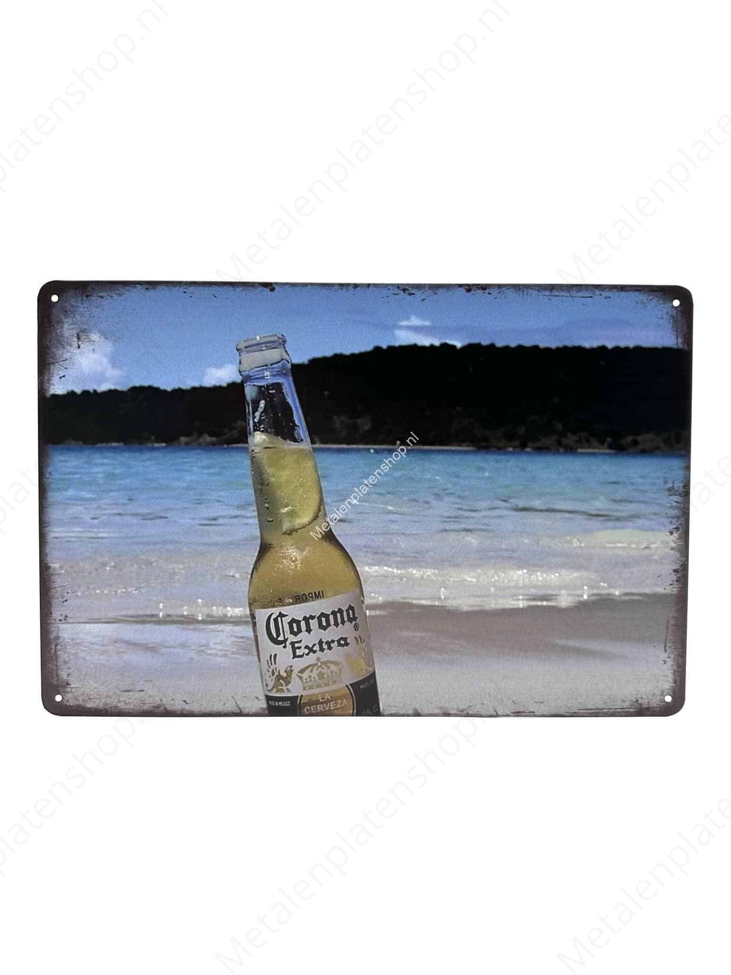 Corona Beach - Metal Wall Sign