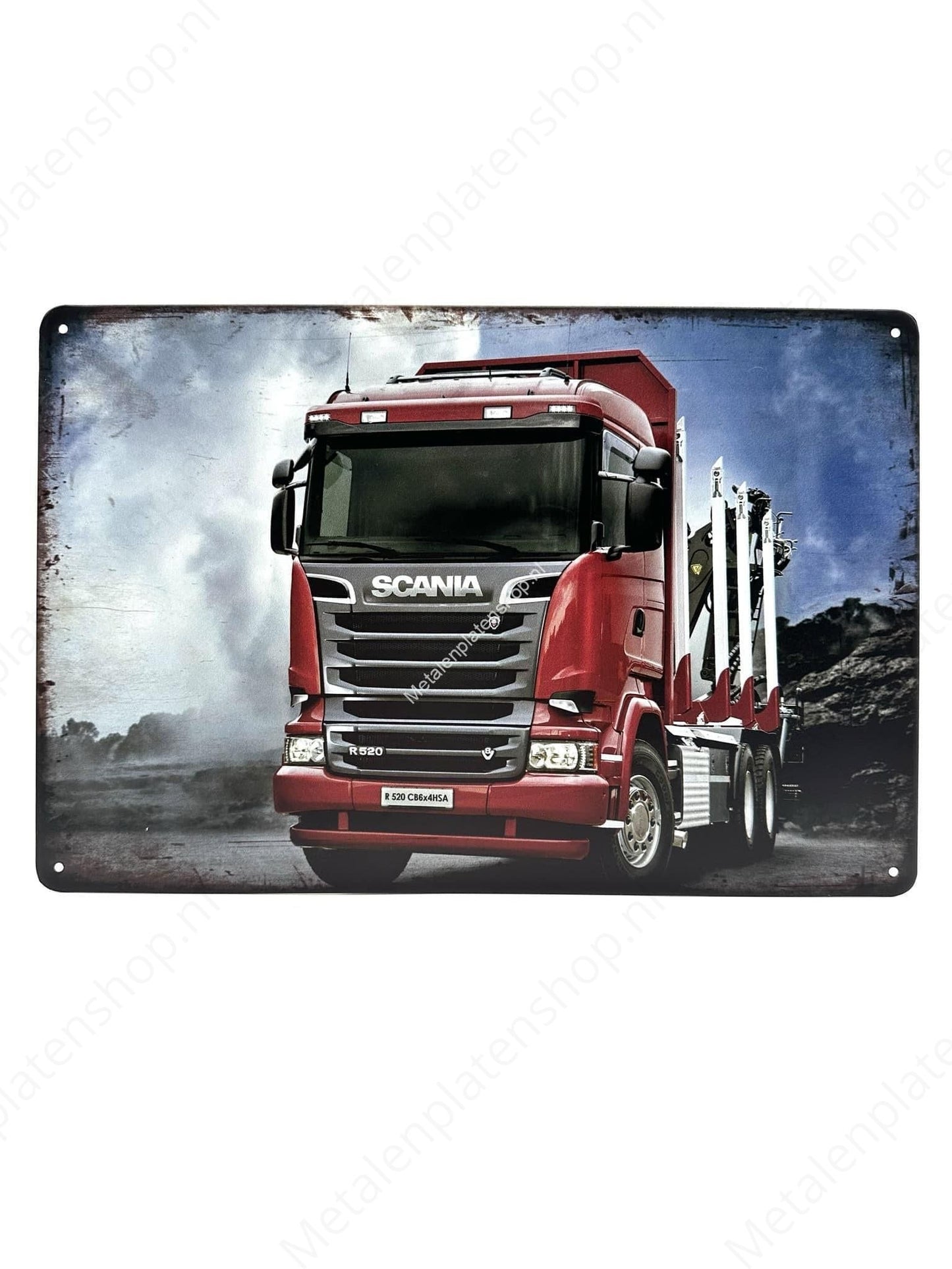 SCANIA - Truck #4 - Metal Wall Sign