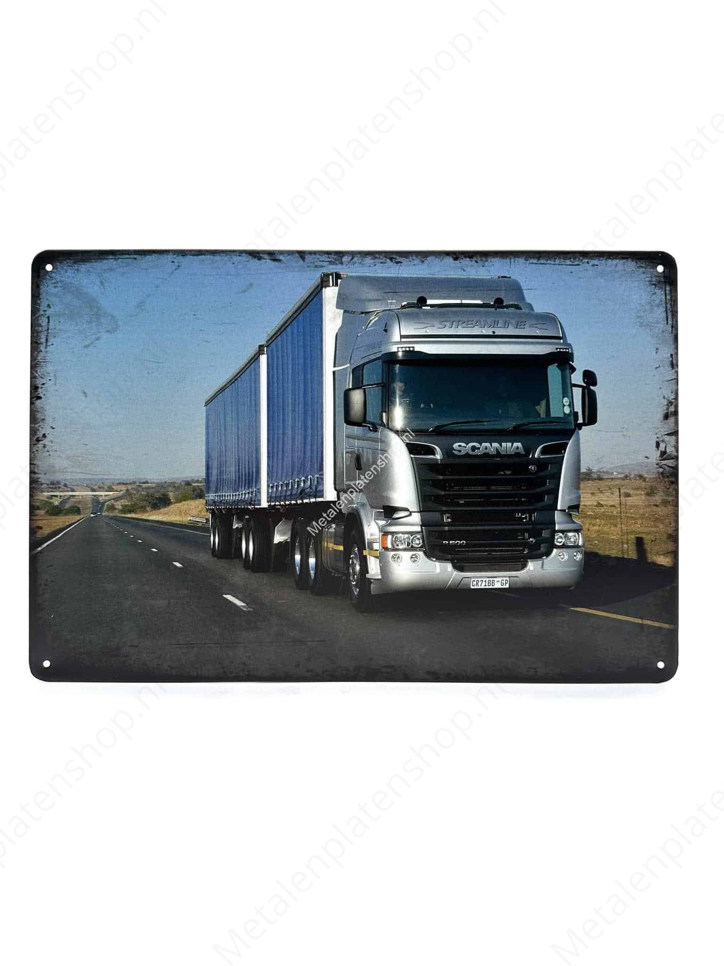 SCANIA - Truck #5 - Metal Wall Sign