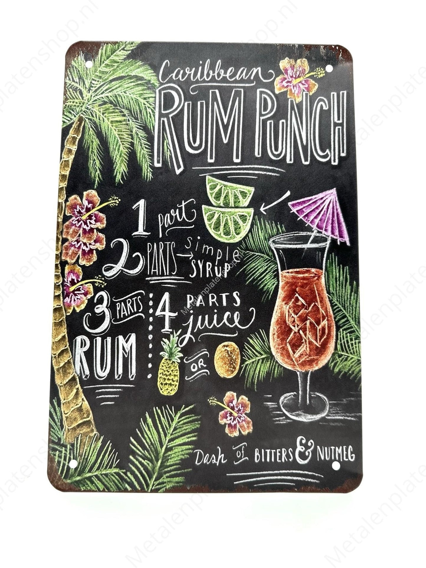 Caribbean Rum Punch - Cocktails
