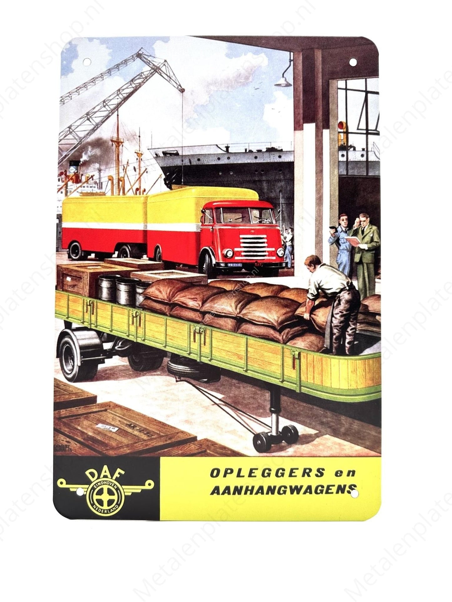 DAF - Semi-trailers and Trailers - Metal Wall Sign