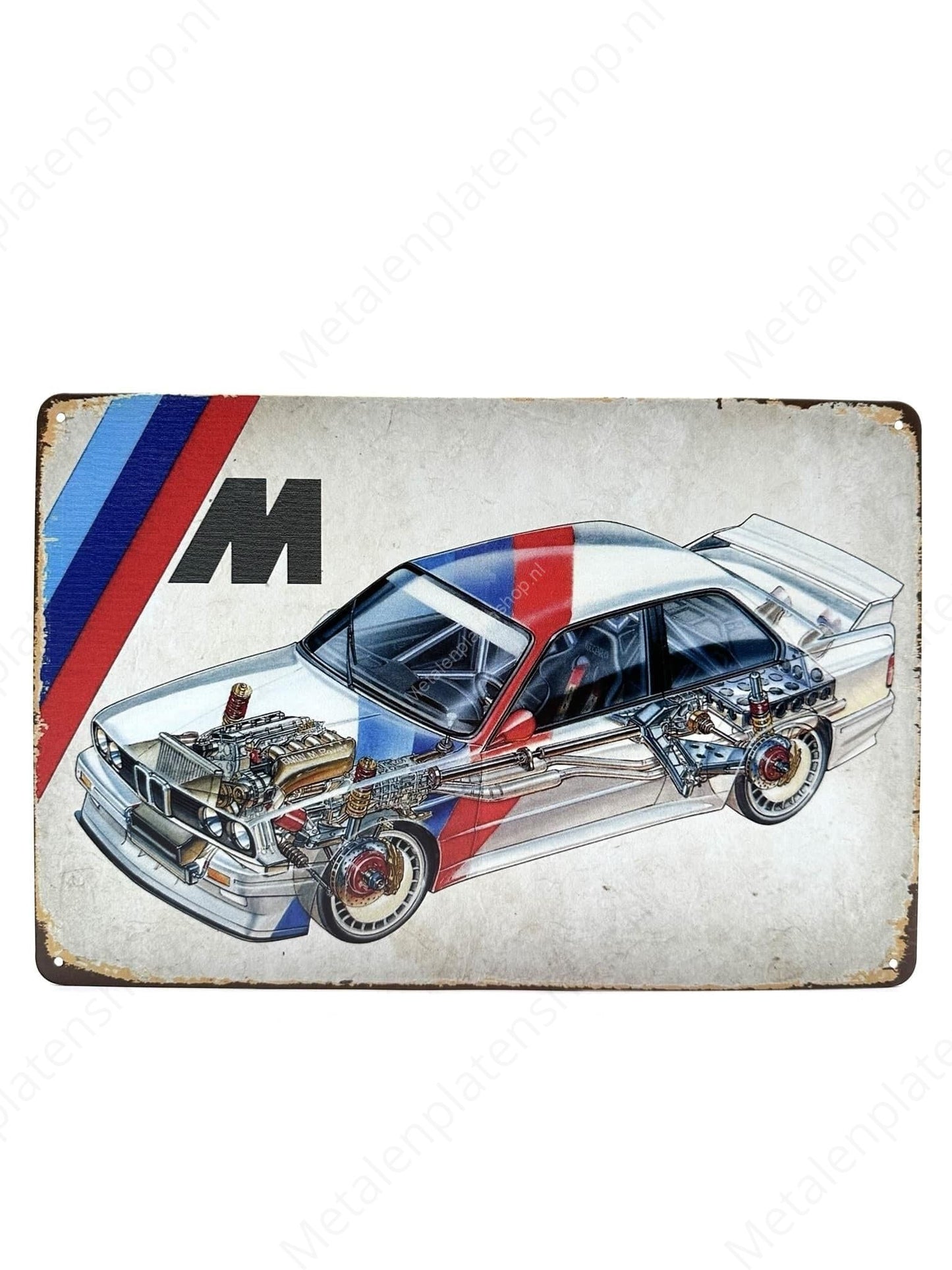 BMW M3 - Drivechain - Metal Wall Sign