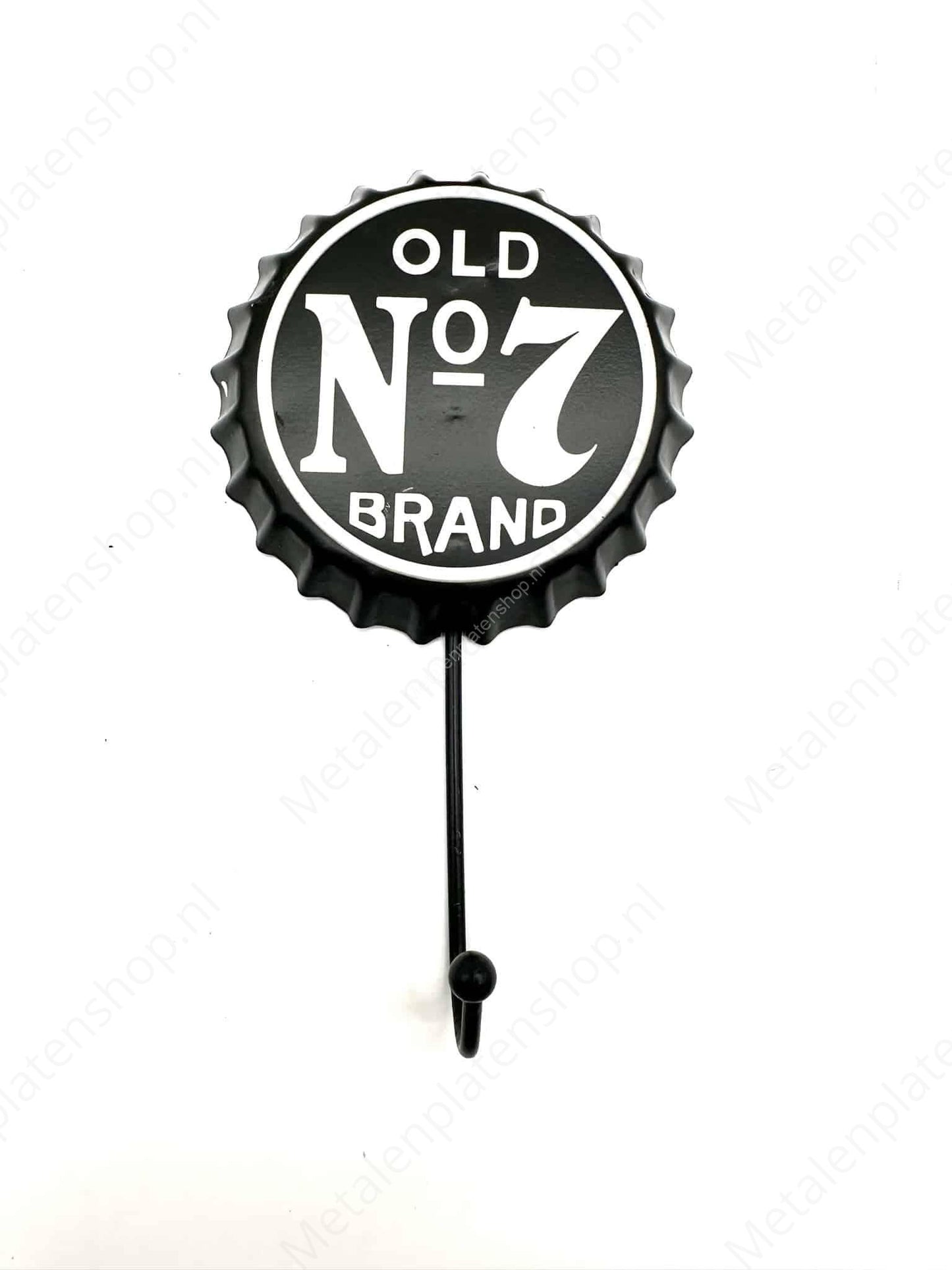 Old Nr7 Dop - Coat rack - Towel hook - Metal wall sign