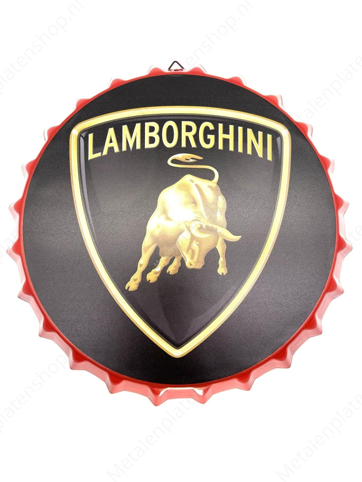 Getränkedeckel - Lamborghini - 30x30cm Rund