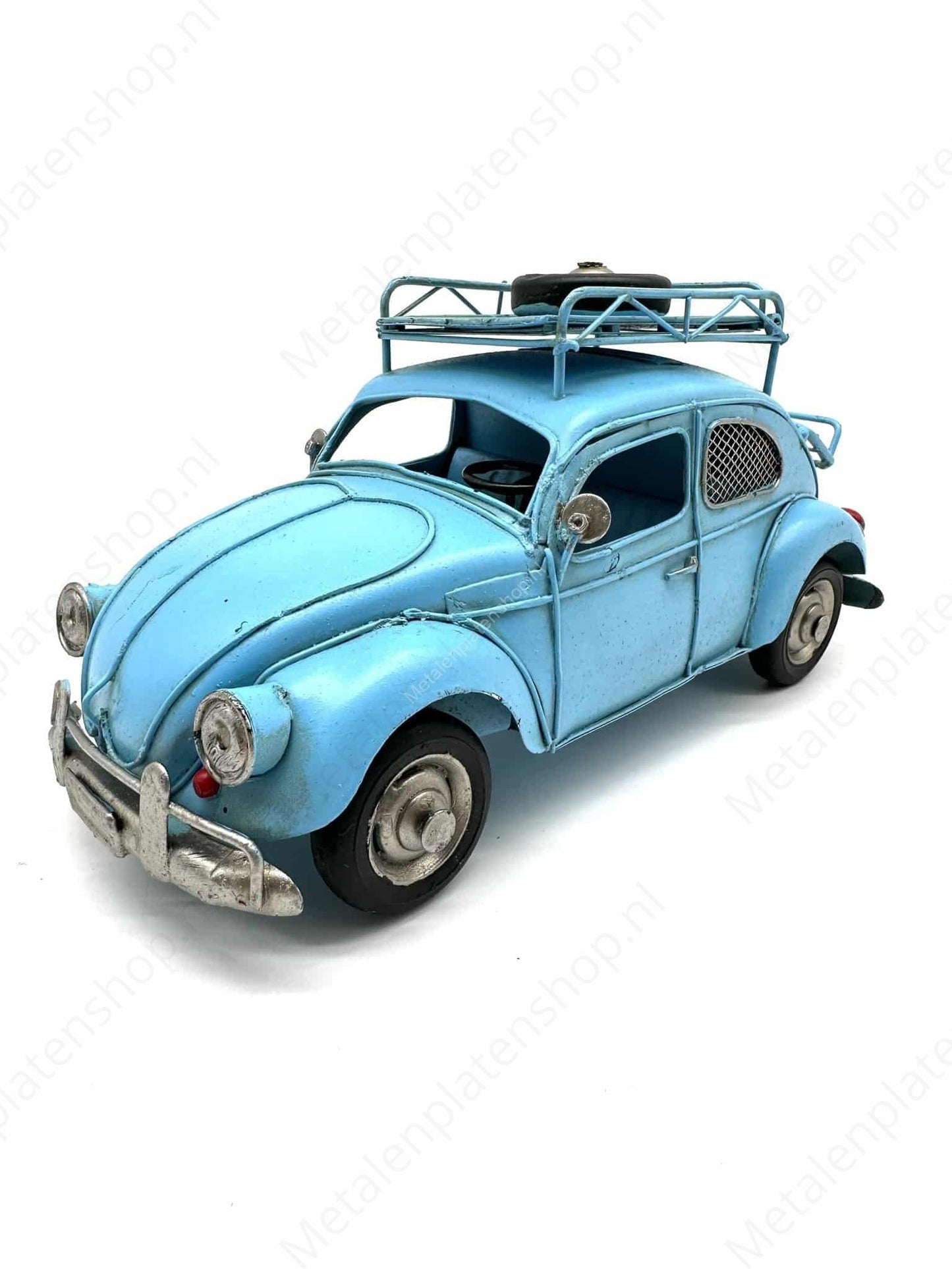 Blue Beetle - Metal Vehicle Decoration - 25cm