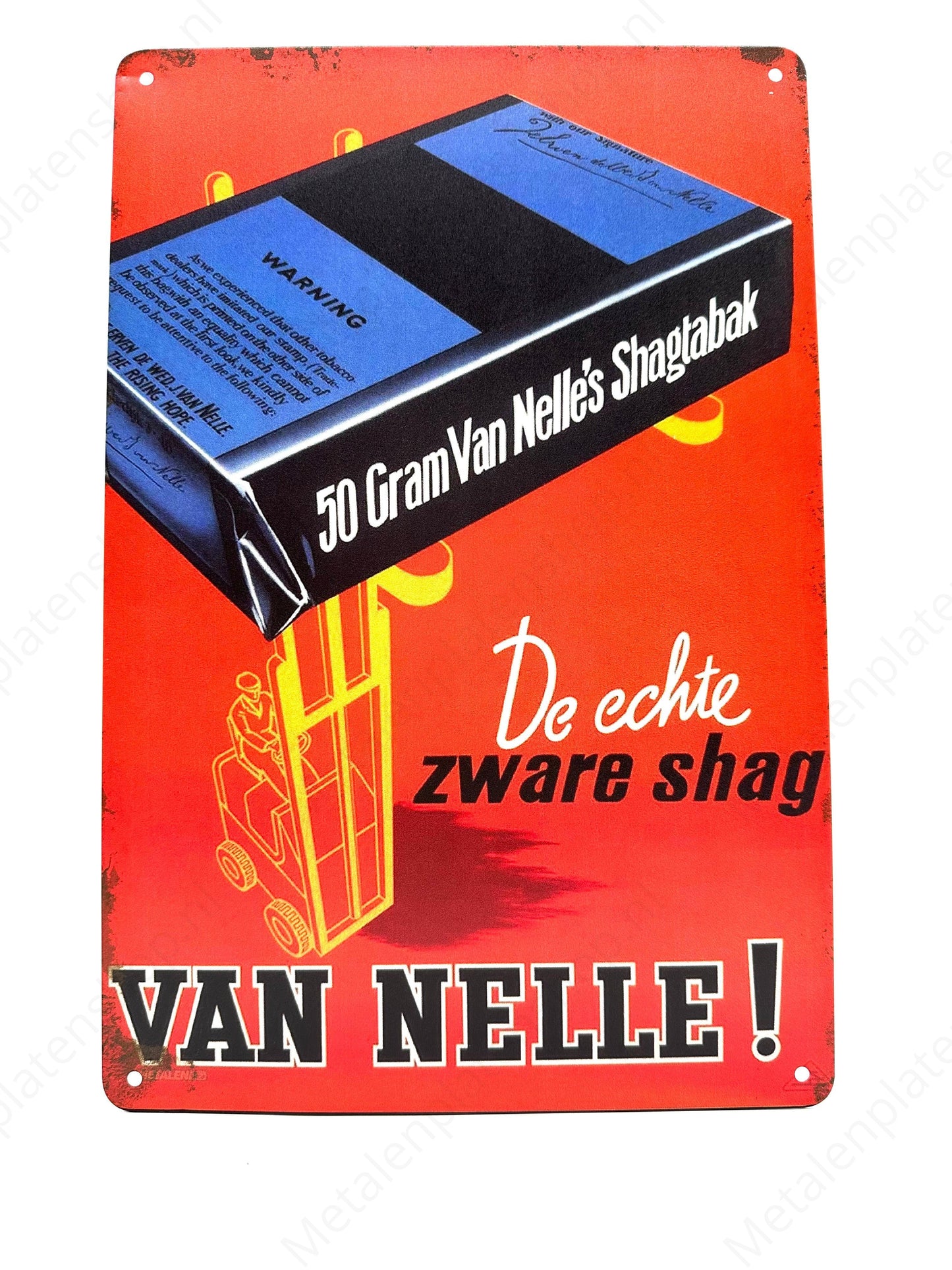 The real Heavy Van Nelle! - Metal Wall Sign